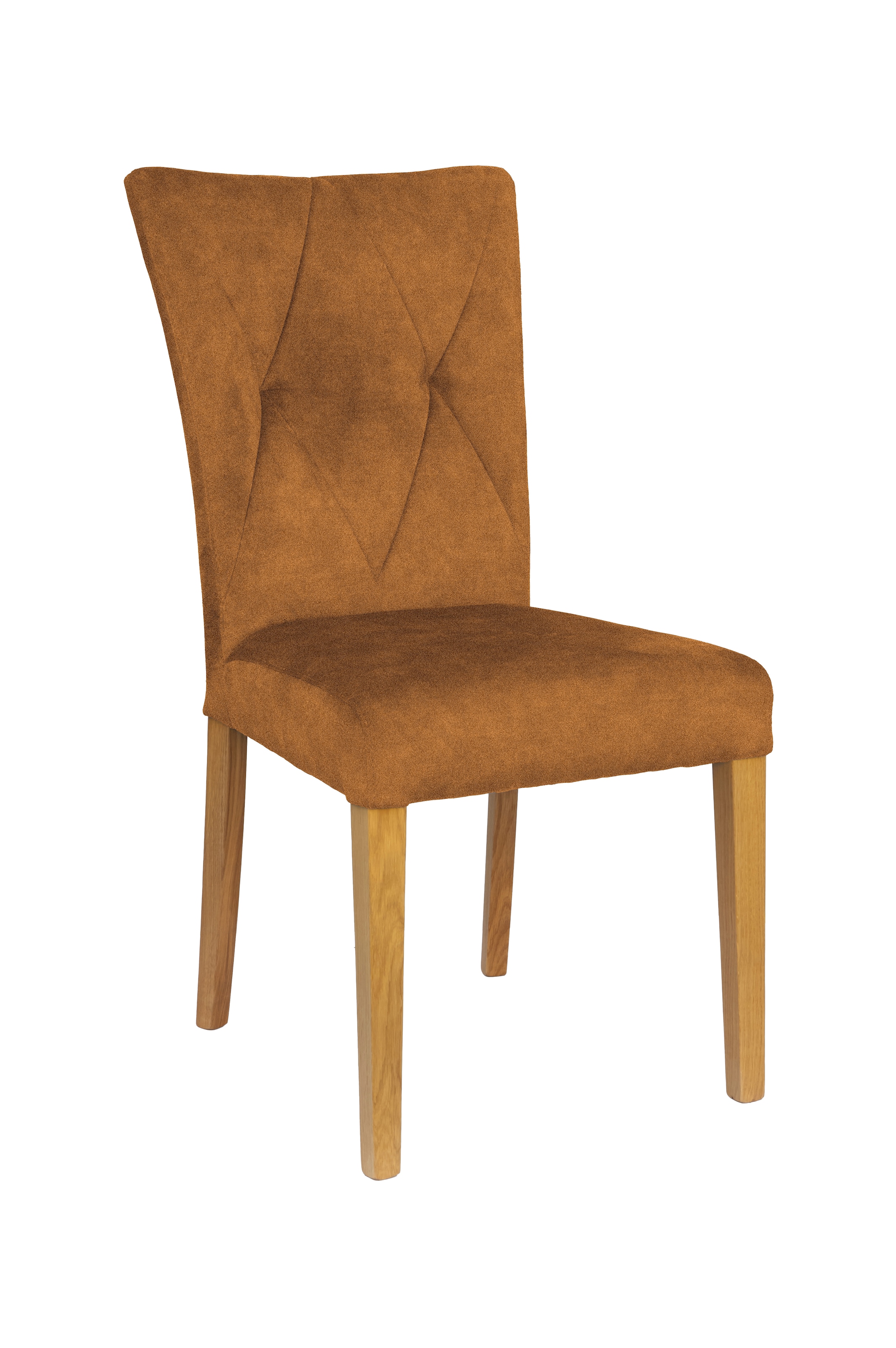 Home affaire 4-Fußstuhl "Diamond" (Set) 2 Stk. Samtvelours Sitz und Ruecken günstig online kaufen