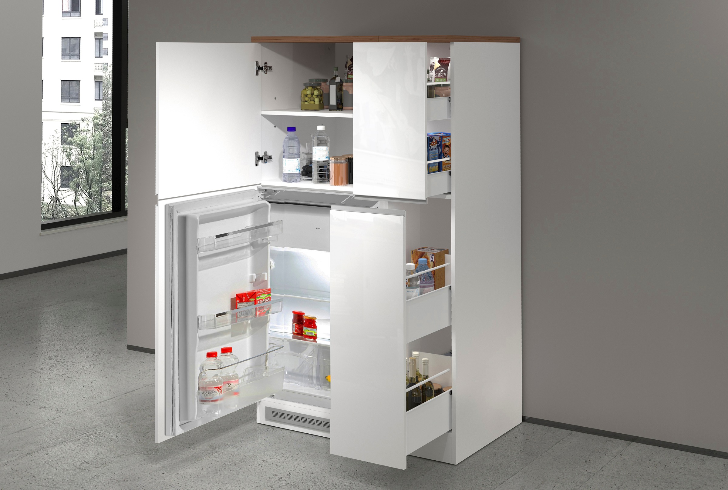 KOCHSTATION Küche "KS-Sole Küchenschrank-Set", Breite 90 cm,Umbau-und Apoth günstig online kaufen