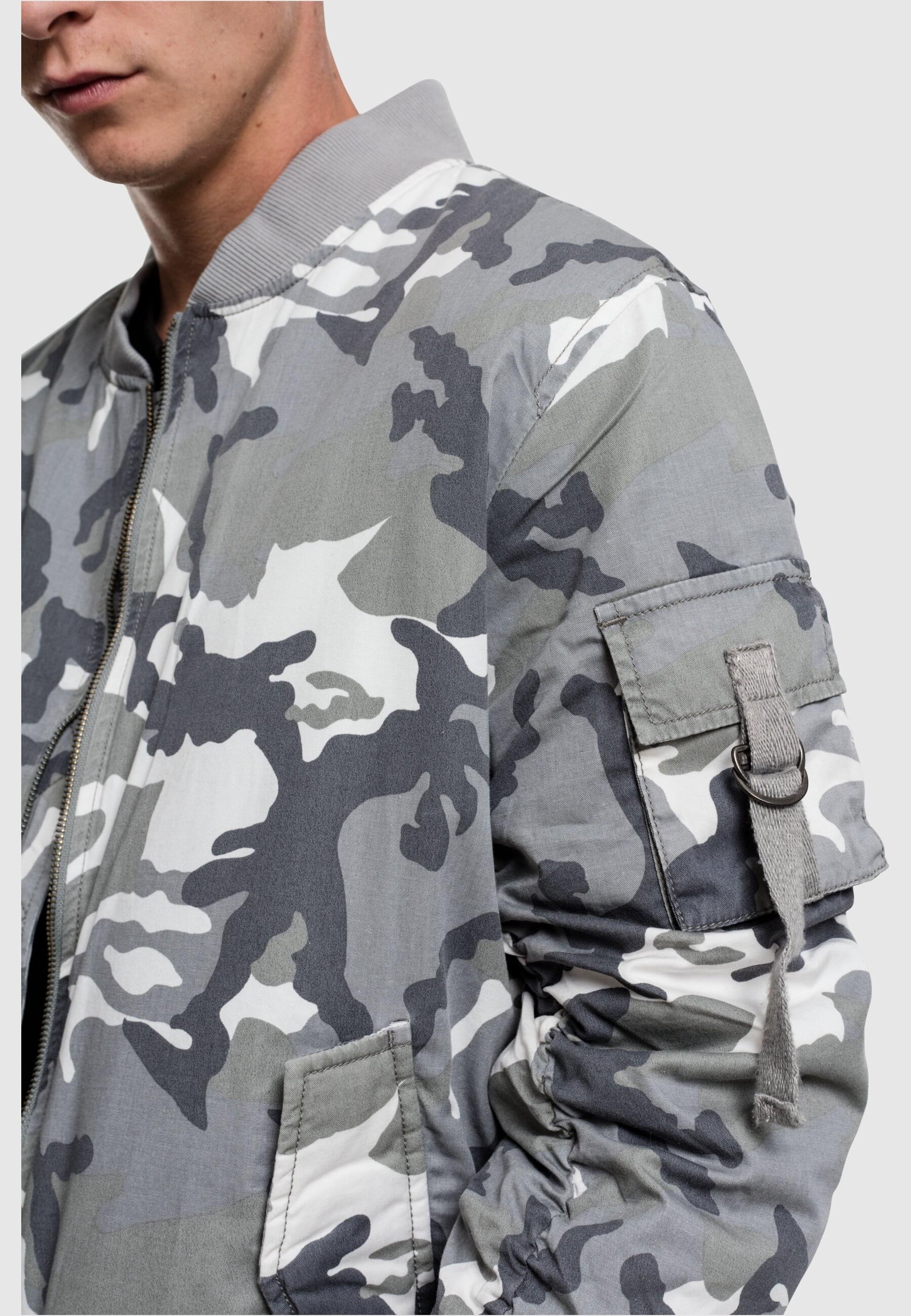 URBAN CLASSICS Bomberjacke »Urban Classics Herren Vintage Camo Cotton Bomber Jacket«, (1 St.), ohne Kapuze