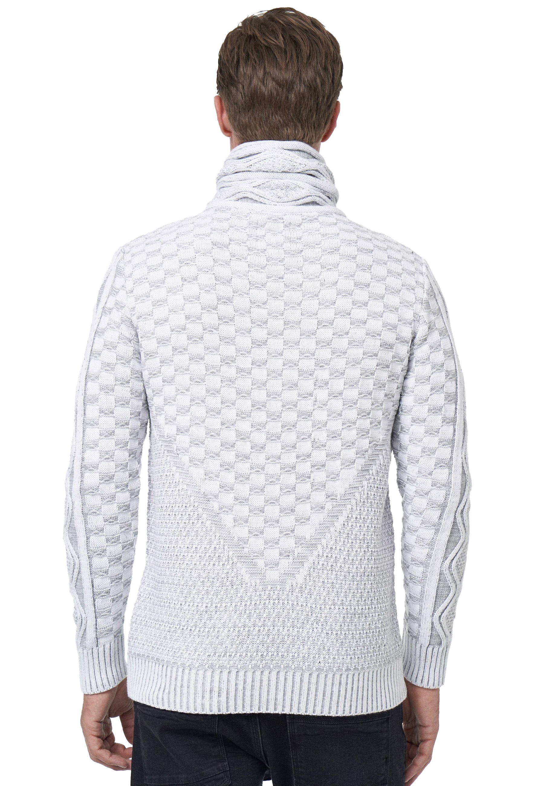 Rusty Neal Strickpullover, mit extravagantem Schalkragen