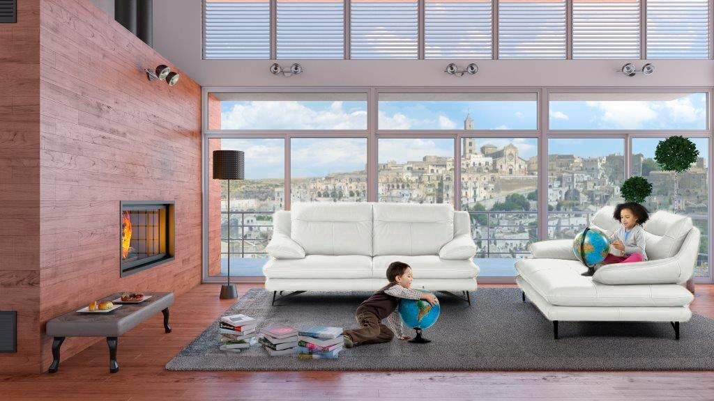 CALIA ITALIA 3-Sitzer »Cezanne, italienisches Design trifft erstklassigen Sitzkomfort, Leder«, Edles Designsofa in besonders langlebigen & pflegeleichten Lederarten