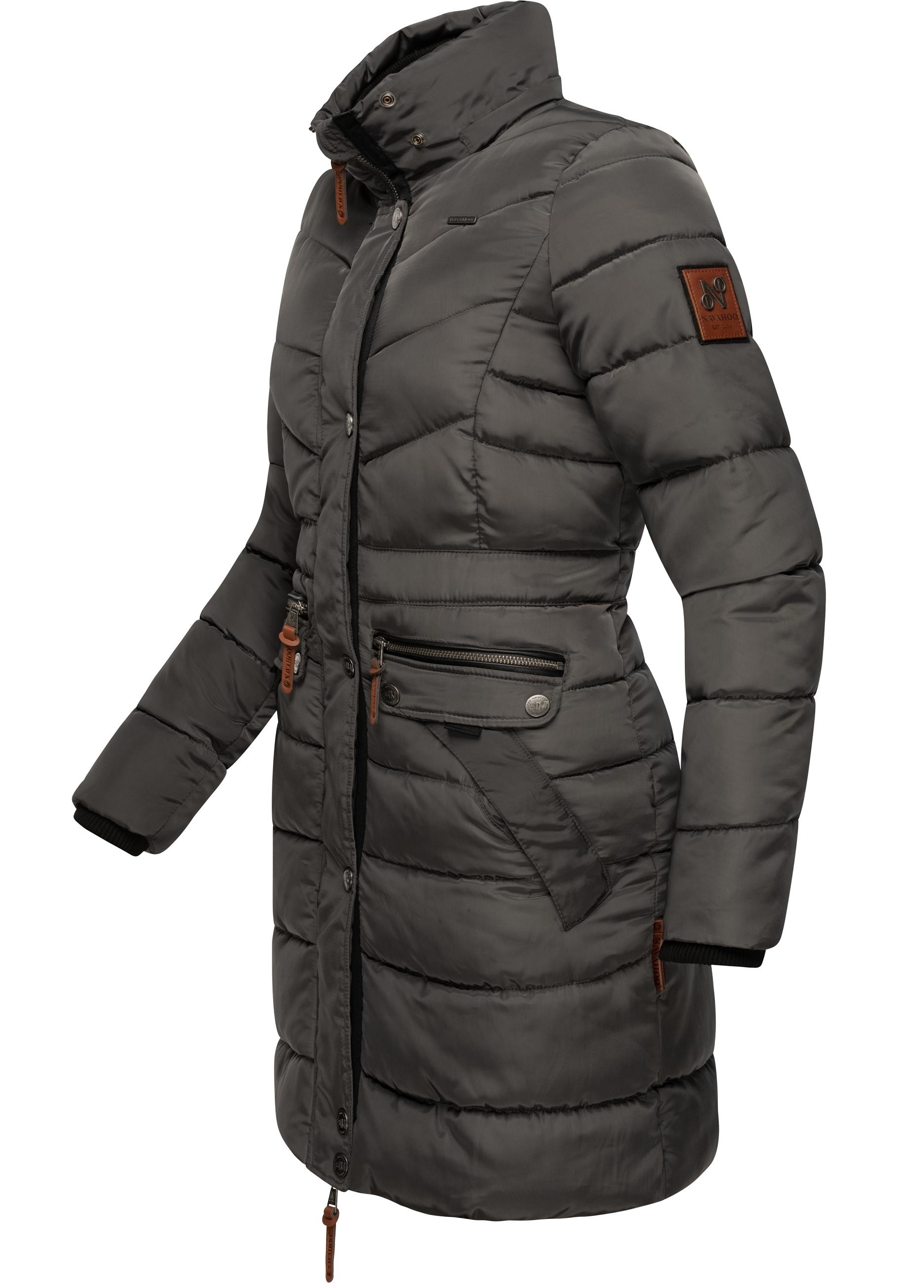 Navahoo Steppmantel »Paula«, stylischer Winter Parka m. edlem Fellimitat