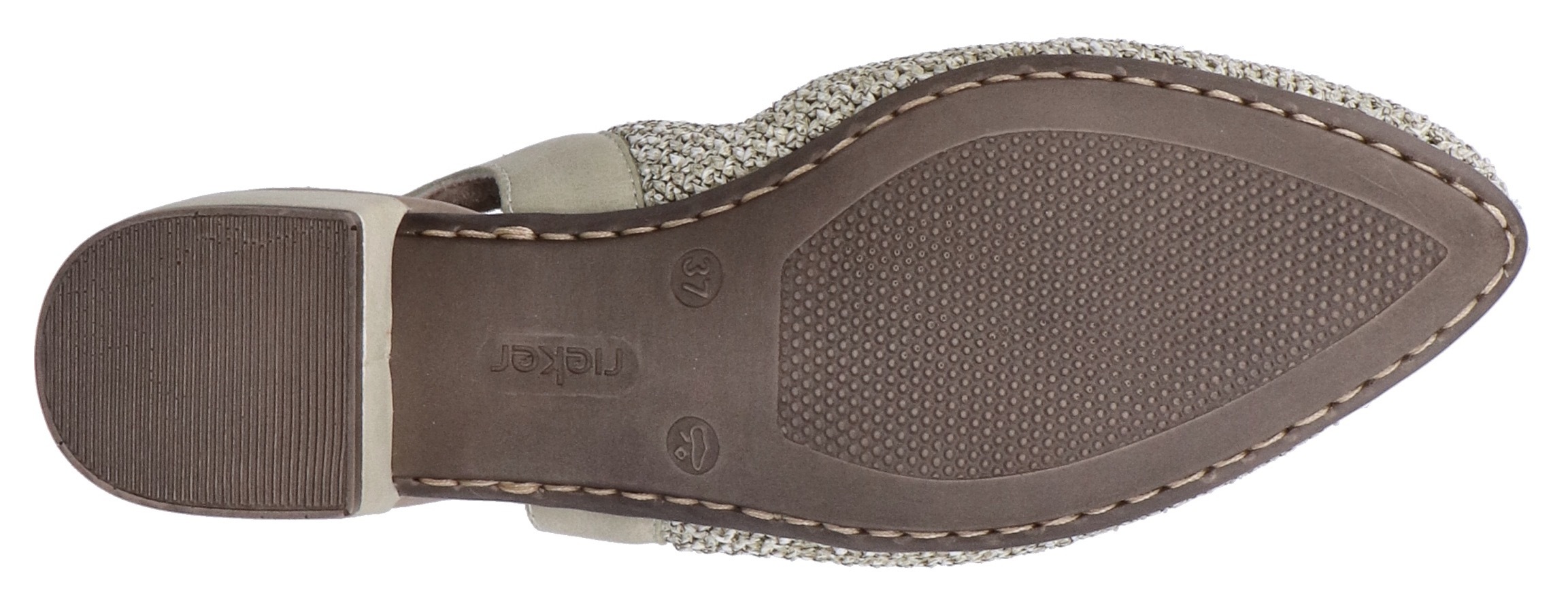 Rieker Slingsandale  Sommerschuh, Festtagsschuh, Blockabsatz, mit Riemchen