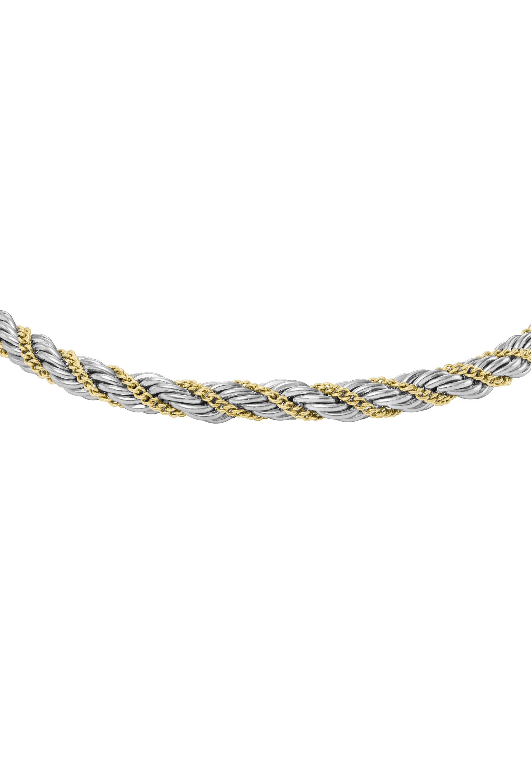 Fossil Edelstahlarmband »JEWELRY BOLD CHAINS TWO-TONE, JF04607998 