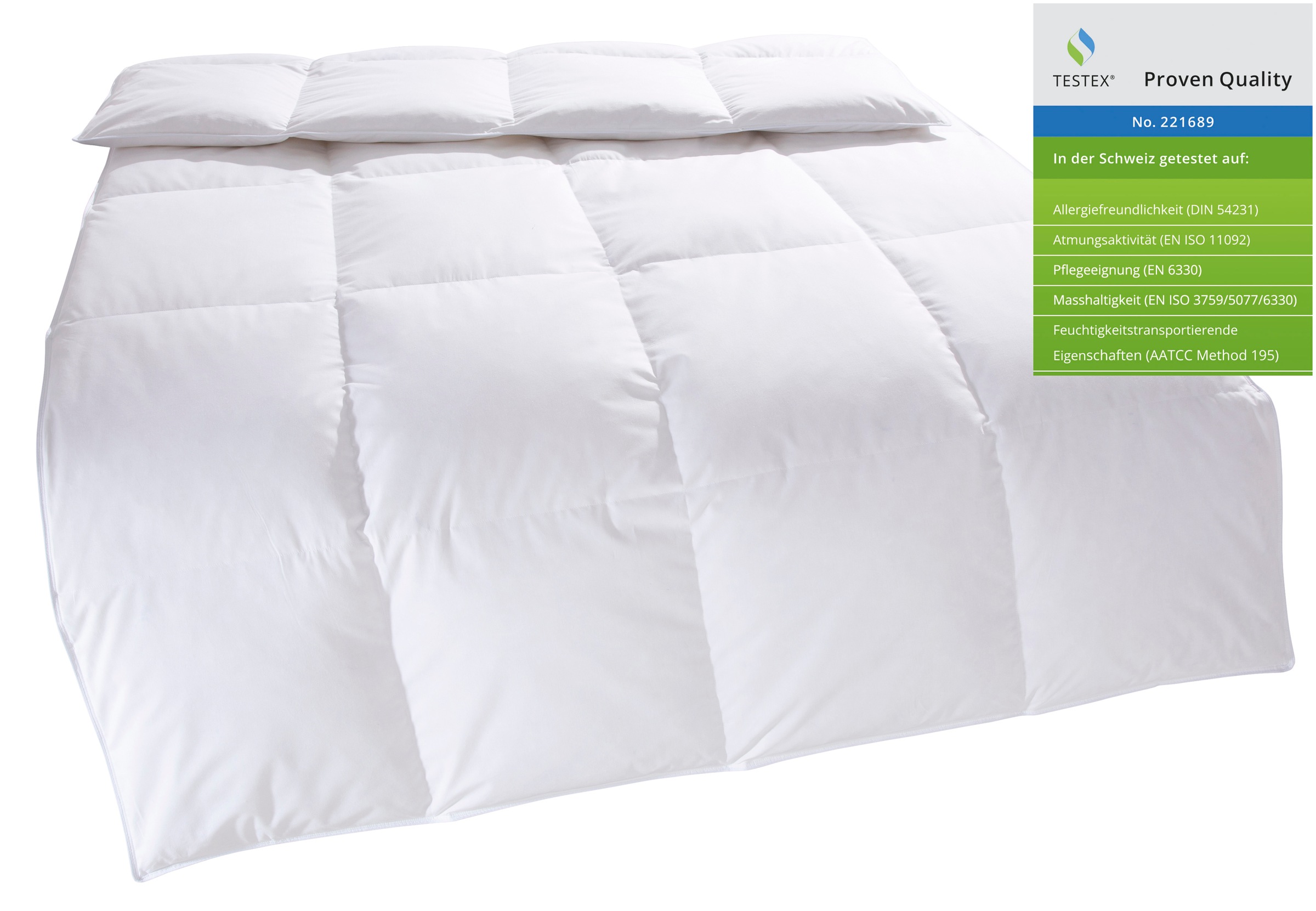 OTTO home Federbettdecke "RINA, Bettdecke in 135x200 cm & 155x220 cm, Made in Germany" normal Füllung 70% Federn & 30% Daunen Bezug Baumwolle 1 Stk. tlg. Bettdecken, Sommer, Winter, Decke, Made in Germany