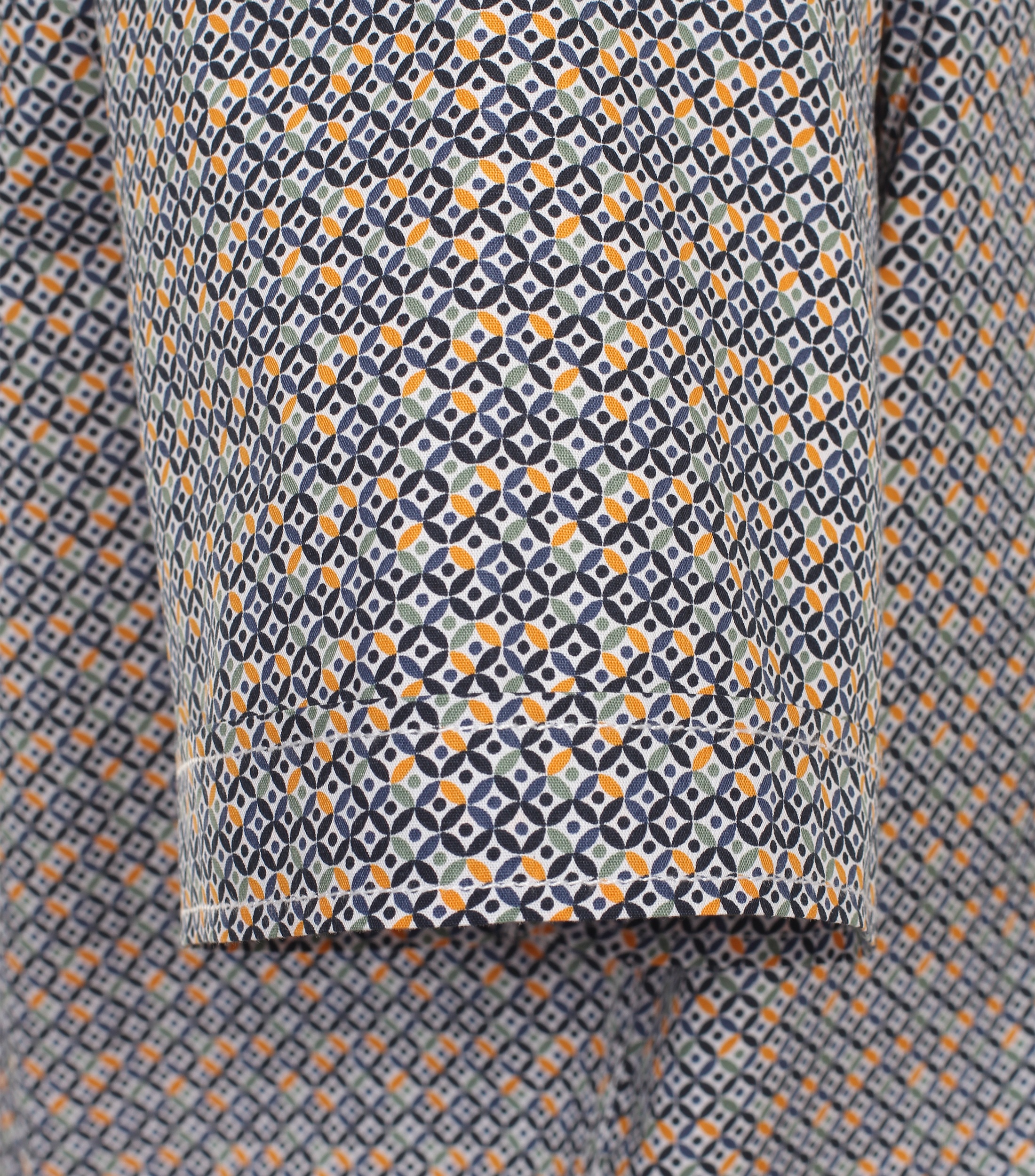 CASAMODA Casual Short Sleeve Shirt Print Yellow XXL 6