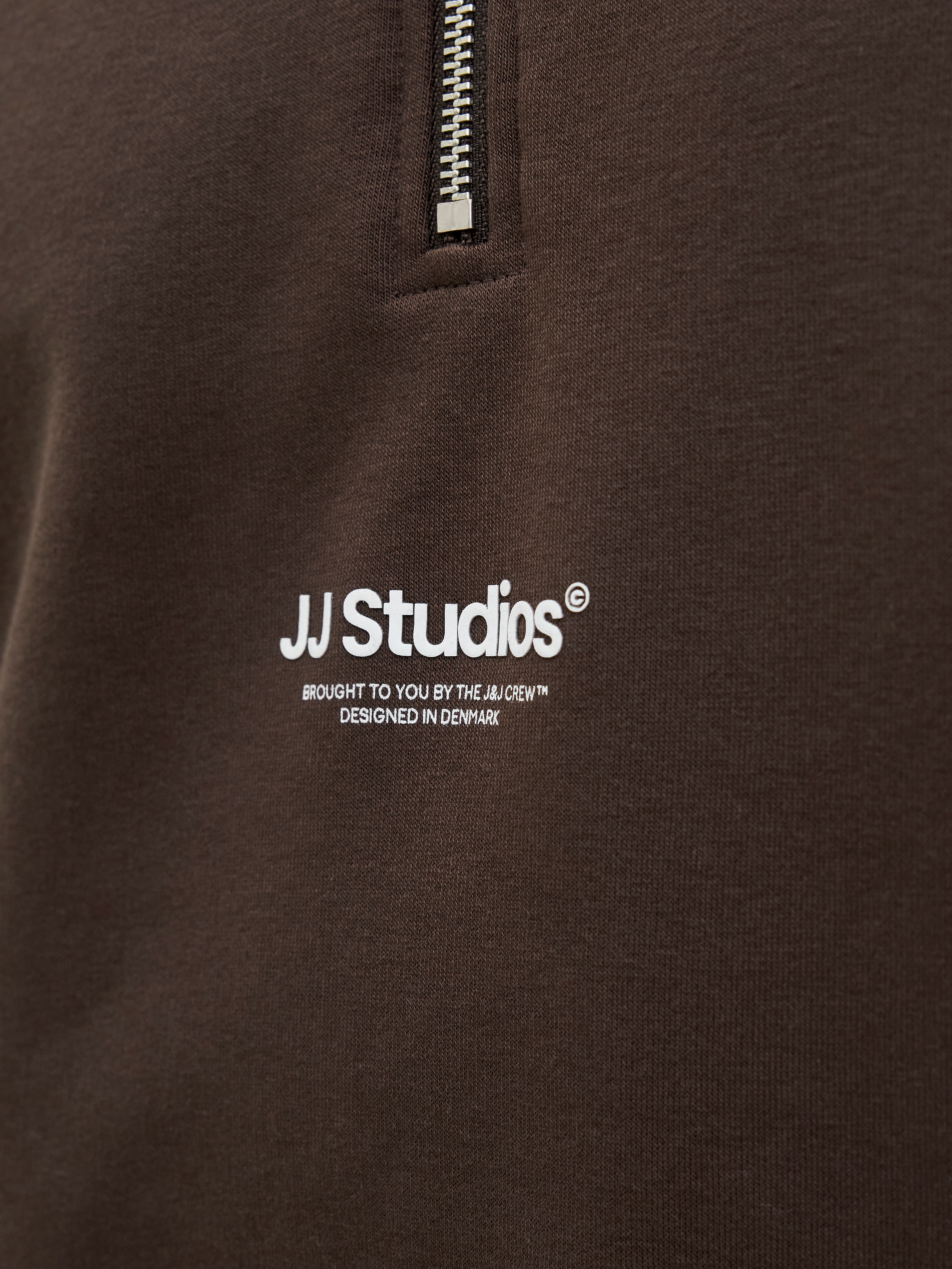 Jack & Jones Sweatshirt »JJESOHO SWEAT QUARTER ZIP HN NOOS«, mit Print