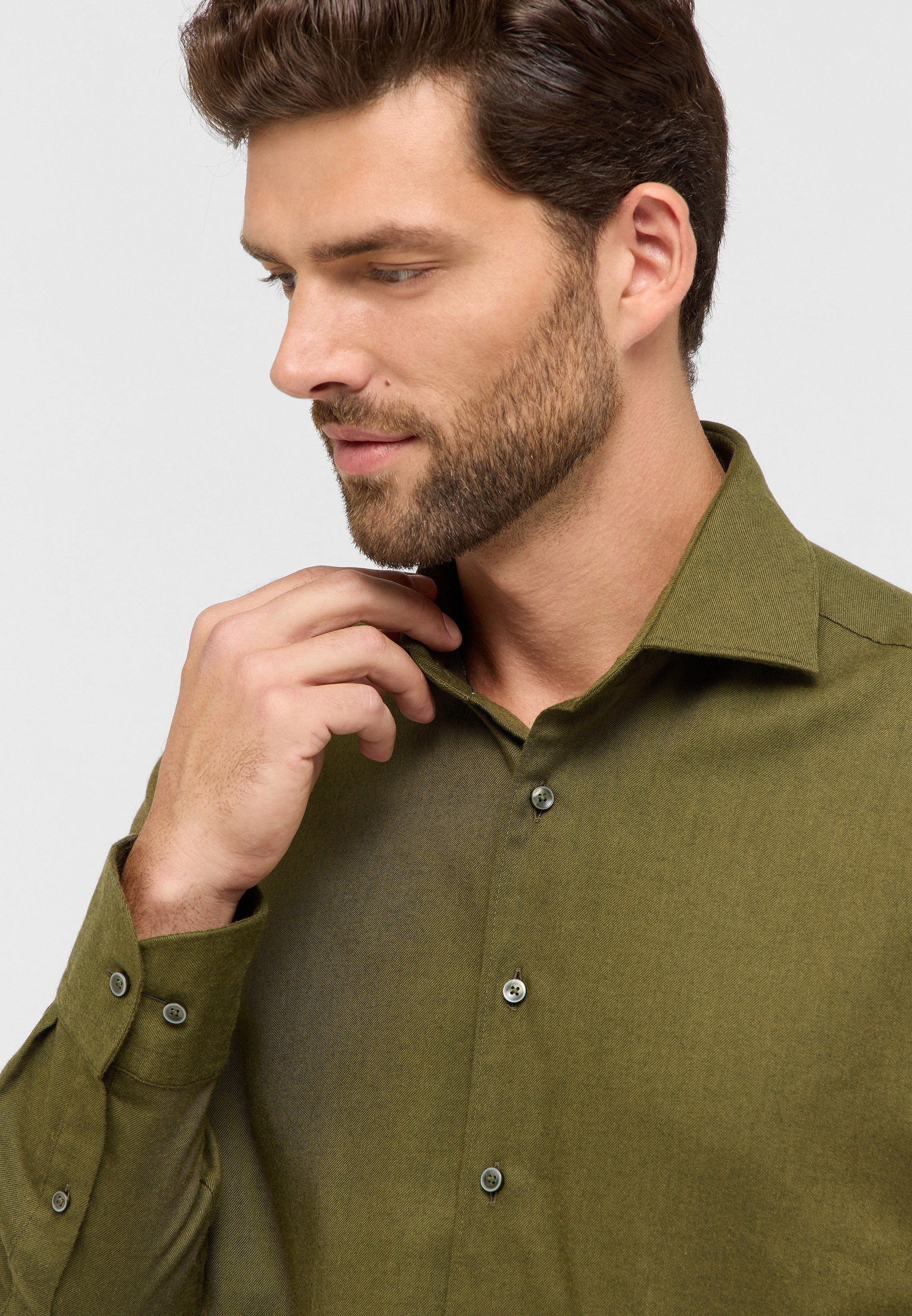 Eterna Langarmhemd »COMFORT FIT«, EASY IRON (bügelleicht)