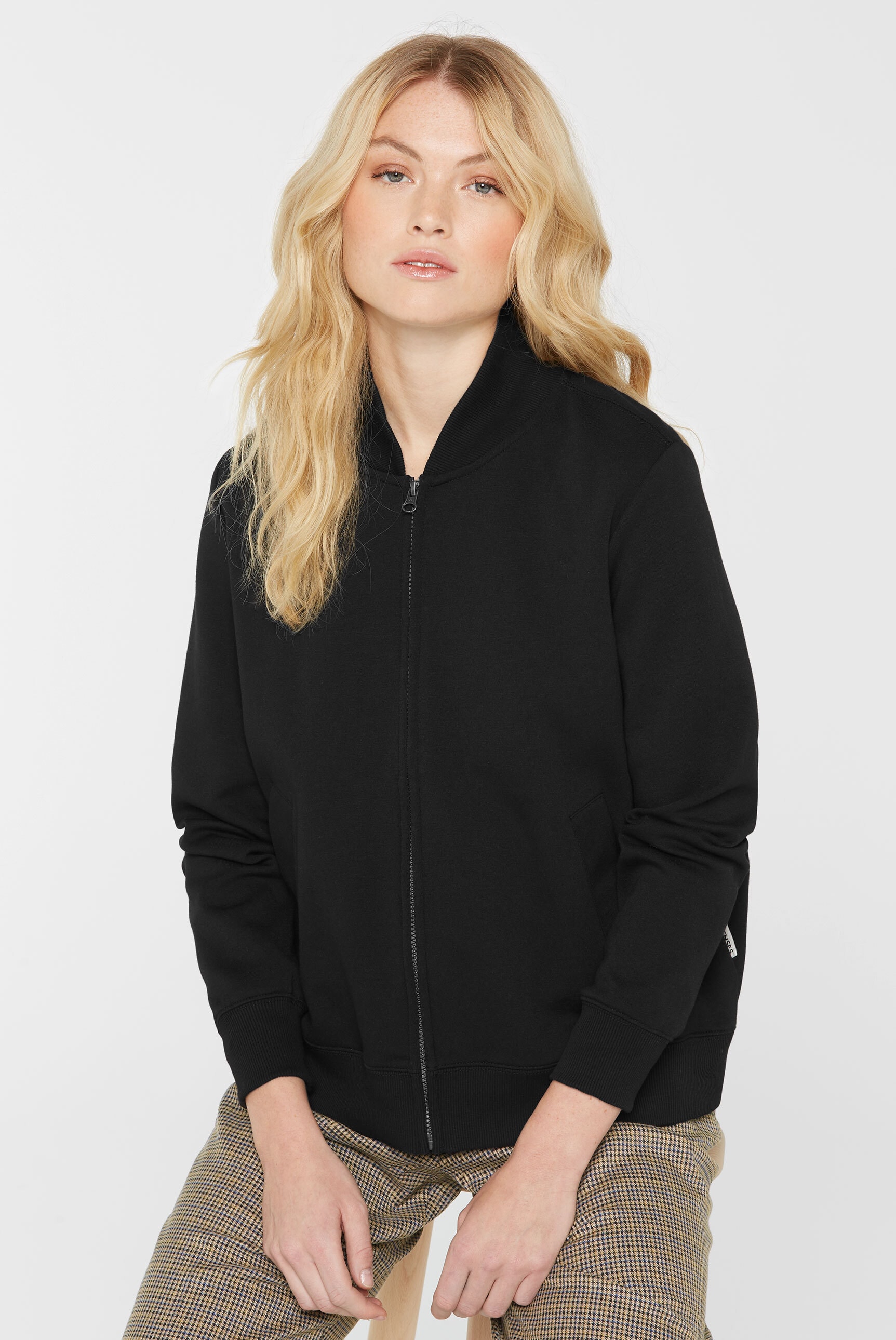 SENSES.THE LABEL Sweatjacke, mit Baumwolle