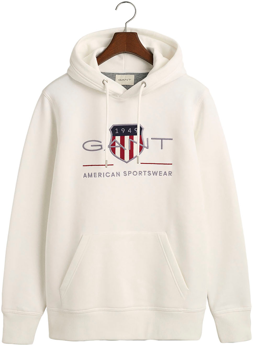 Gant Hoodie »REG ARCHIVE SHIELD HOODIE«, mit modischer Logostickerei auf der Brust