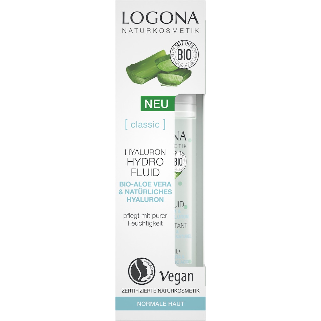 LOGONA Gesichtsfluid »Logona classic Hyaluron Hydro Fluid«