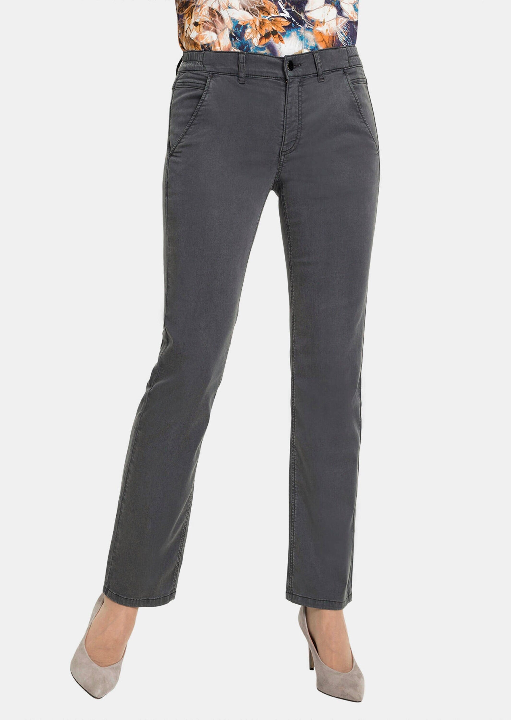 GOLDNER 2-in-1-Hose »Hochwertige Hose CARLA mit glänzender Oberfläche«