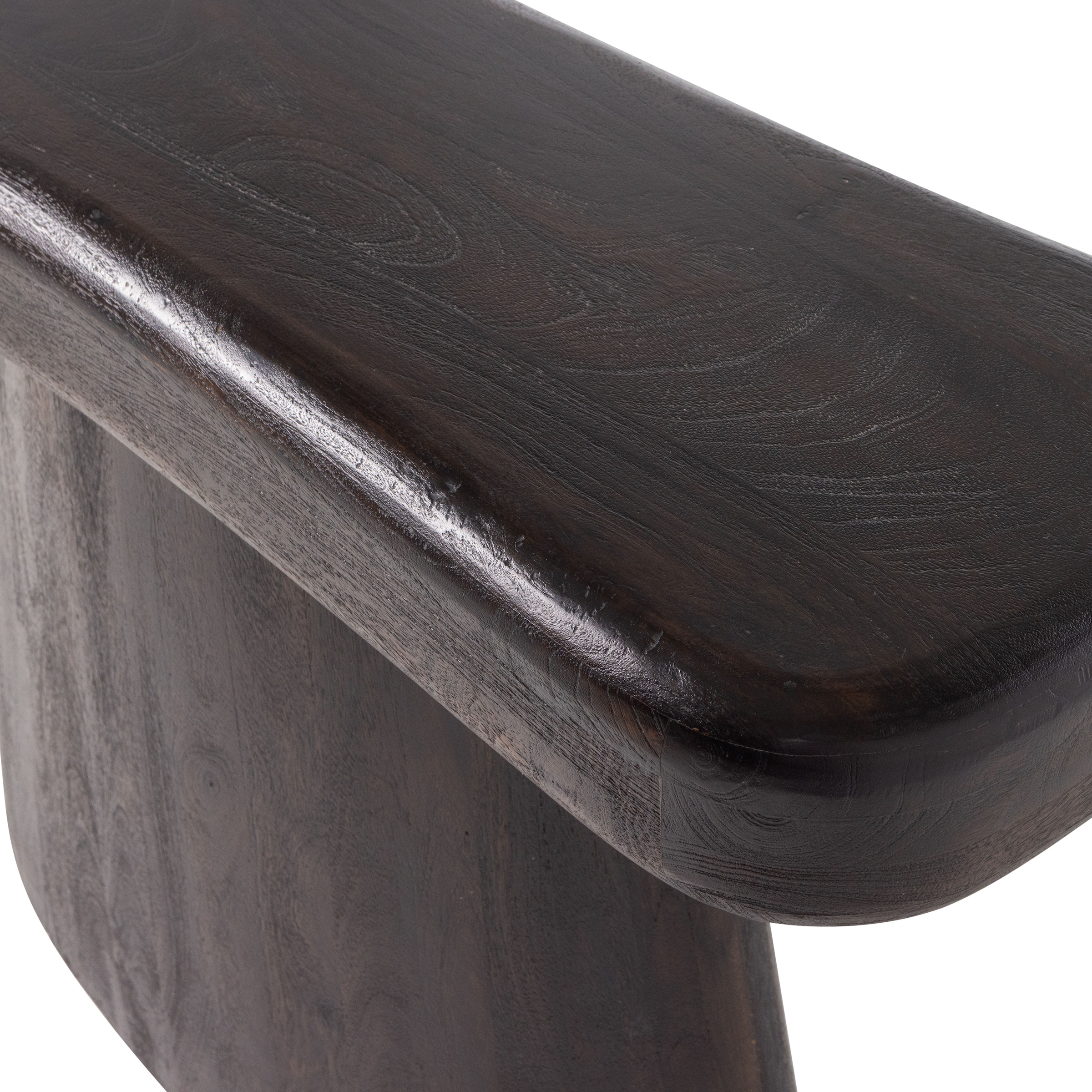WOOOD Beistelltisch »Amco mit Massivmangoholz und breitem Standfuß B 120 x T 40 x H 76 cm« Tragkraft 22,7 kg, ausschließlich für den Innenbereich