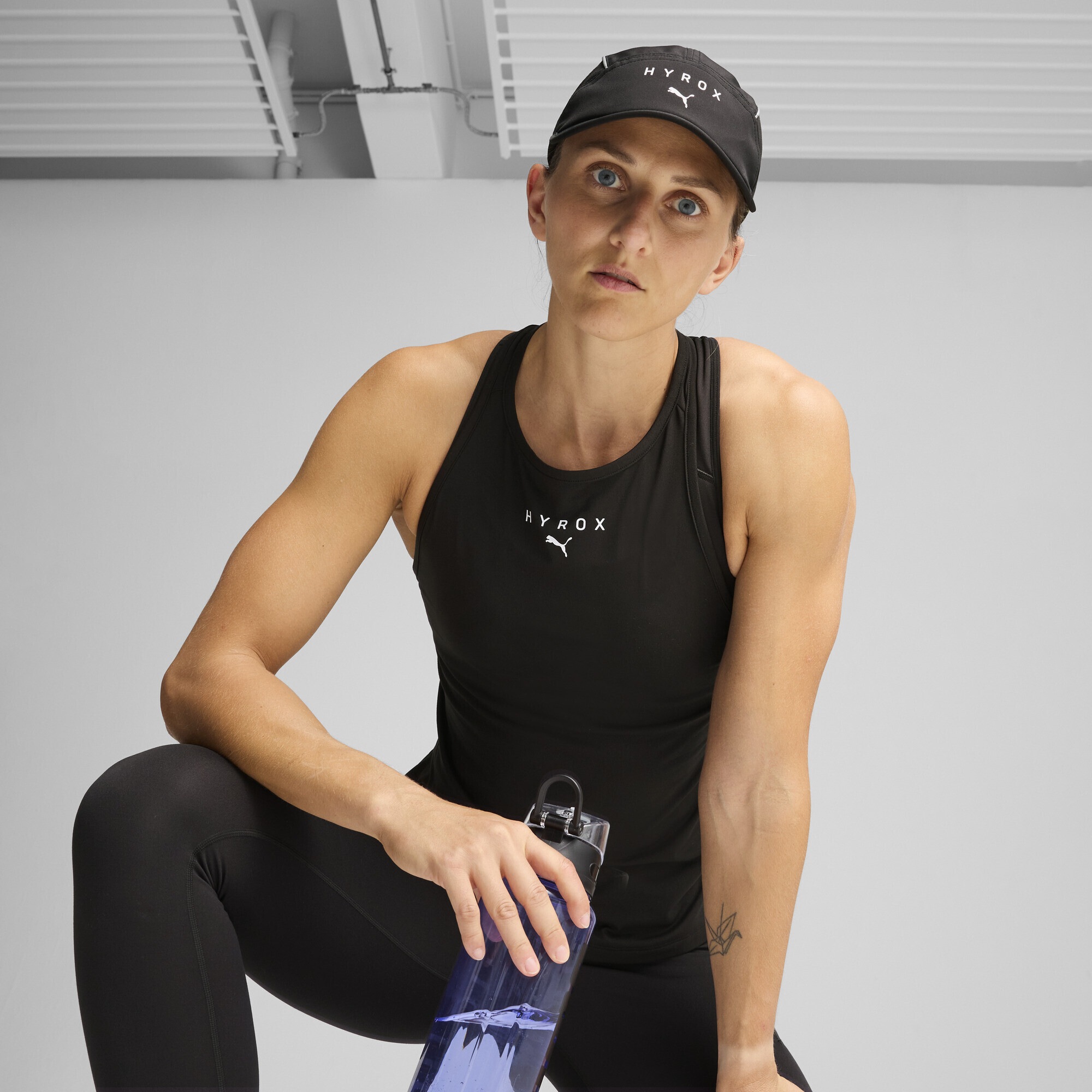 PUMA Flex Cap »PUMA x HYROX 5-Panel-Cap mit kurzem Schirm Erwachsene«