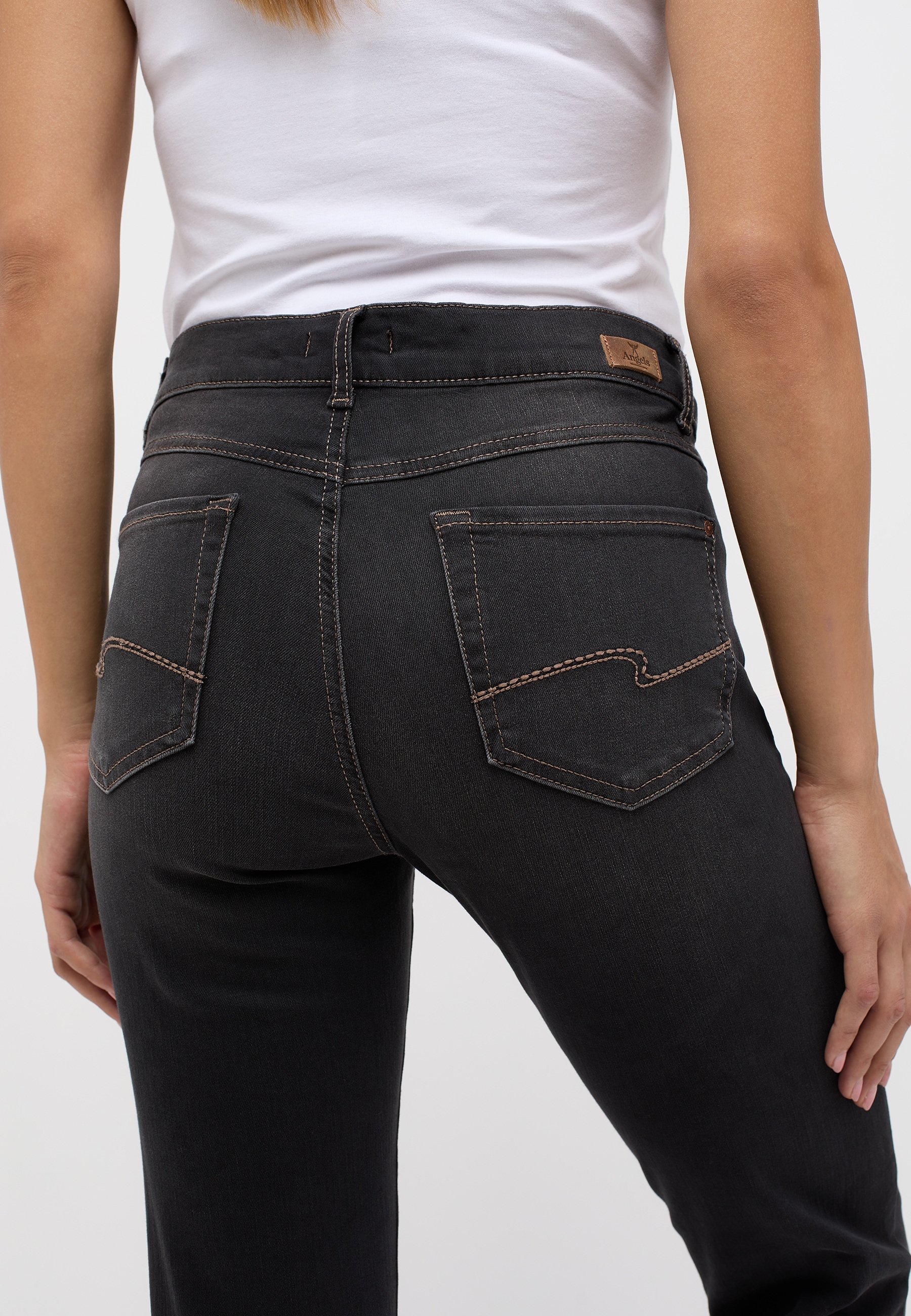 ANGELS Skinny-fit-Jeans, mit Kontrastnähten an den Taschen günstig online kaufen