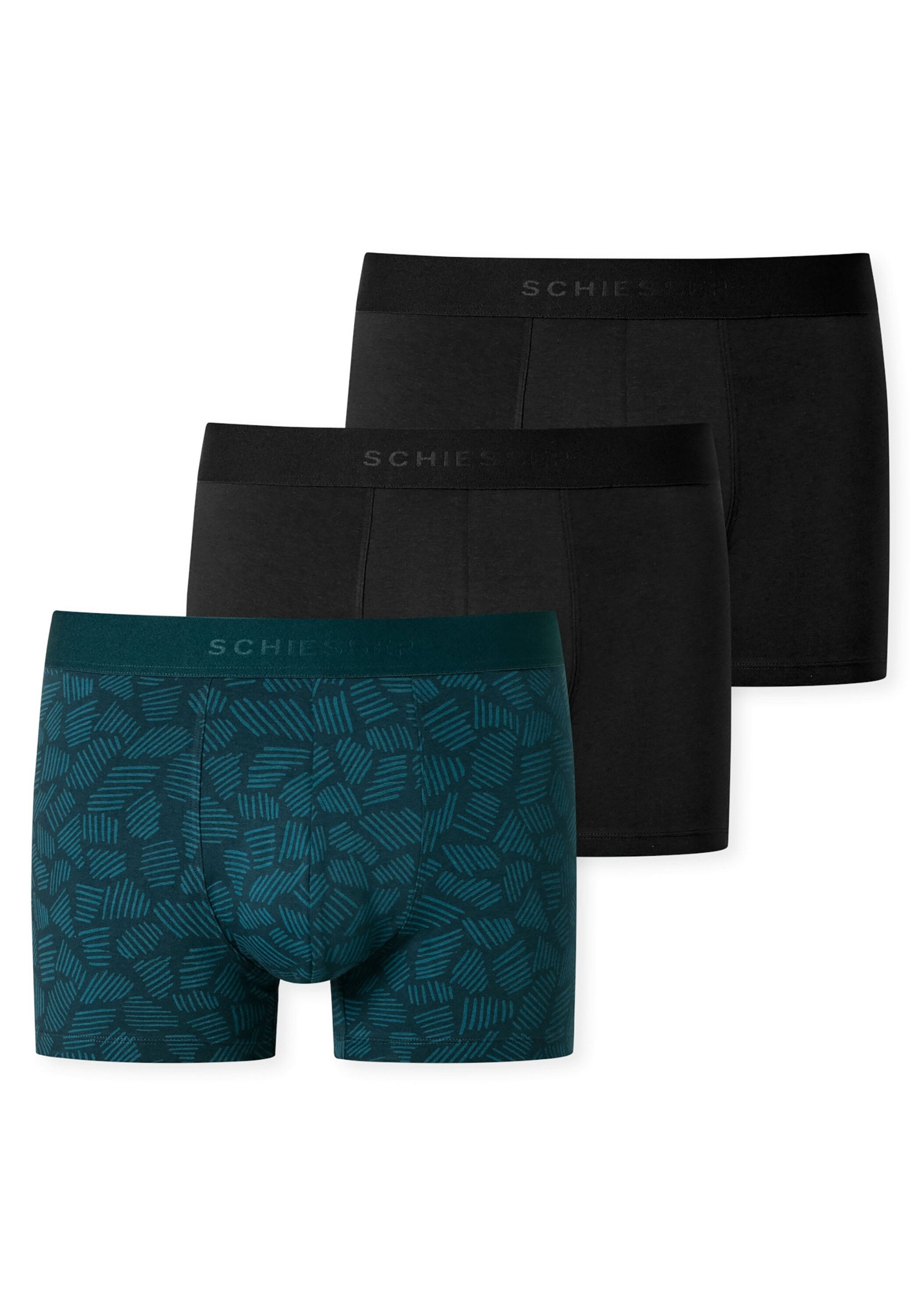 Schiesser Boxershorts "Boxershort 3PACK Shorts 3er Pack"