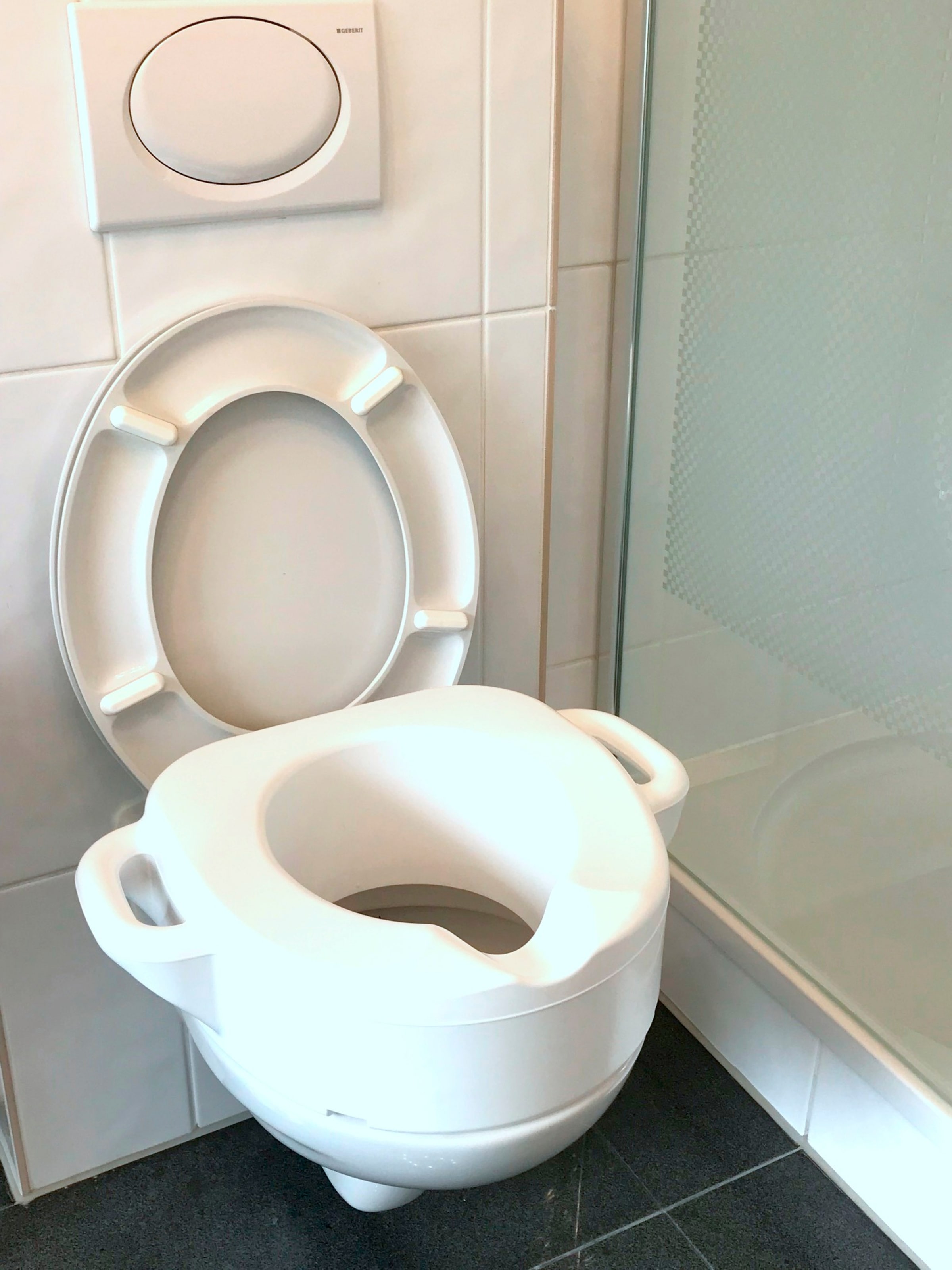 WC-Sitz »Toiletten-Aufsatz«, SItzerhöhung mit Griffen