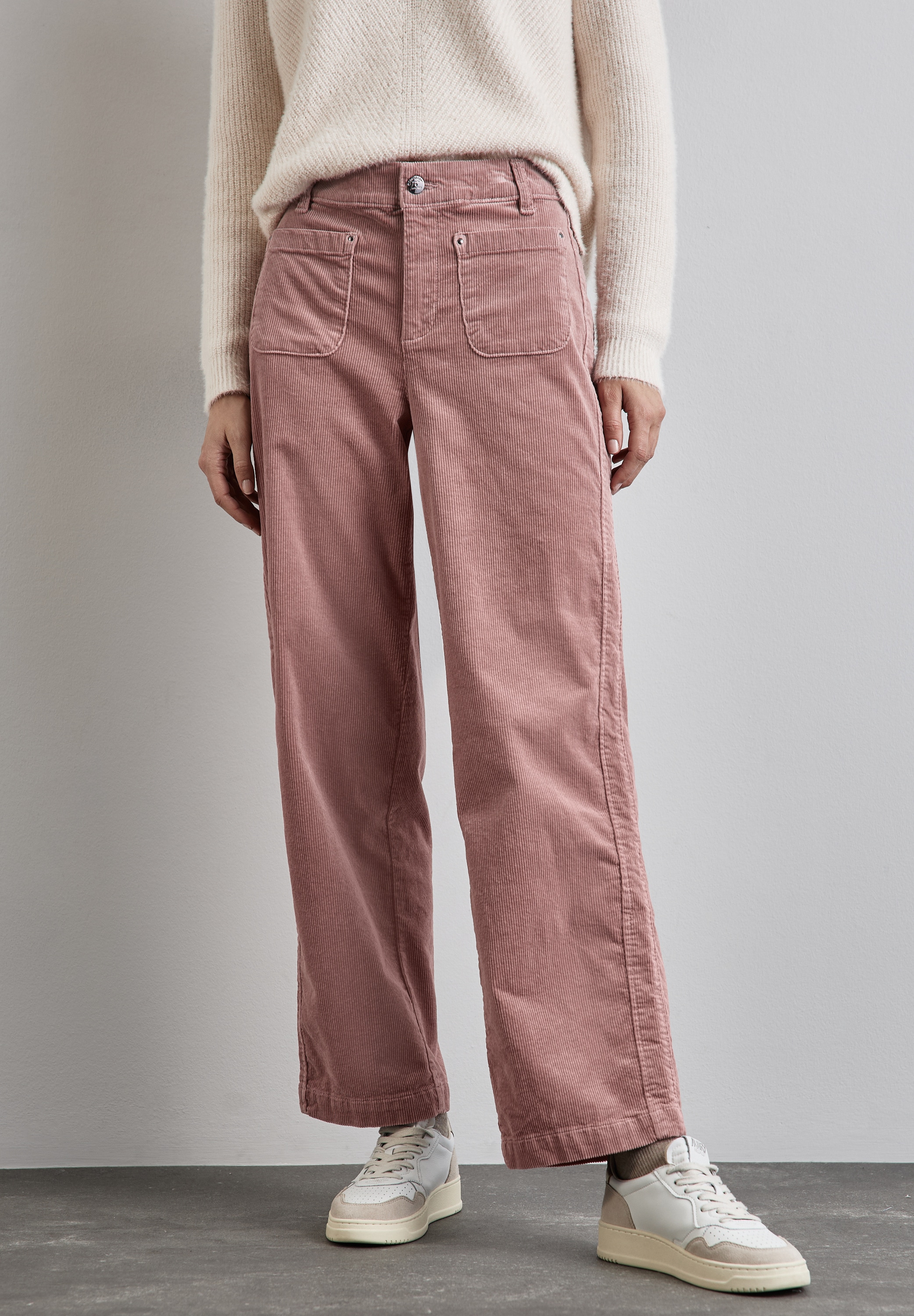 STREET ONE Cordhose, High Waist günstig online kaufen