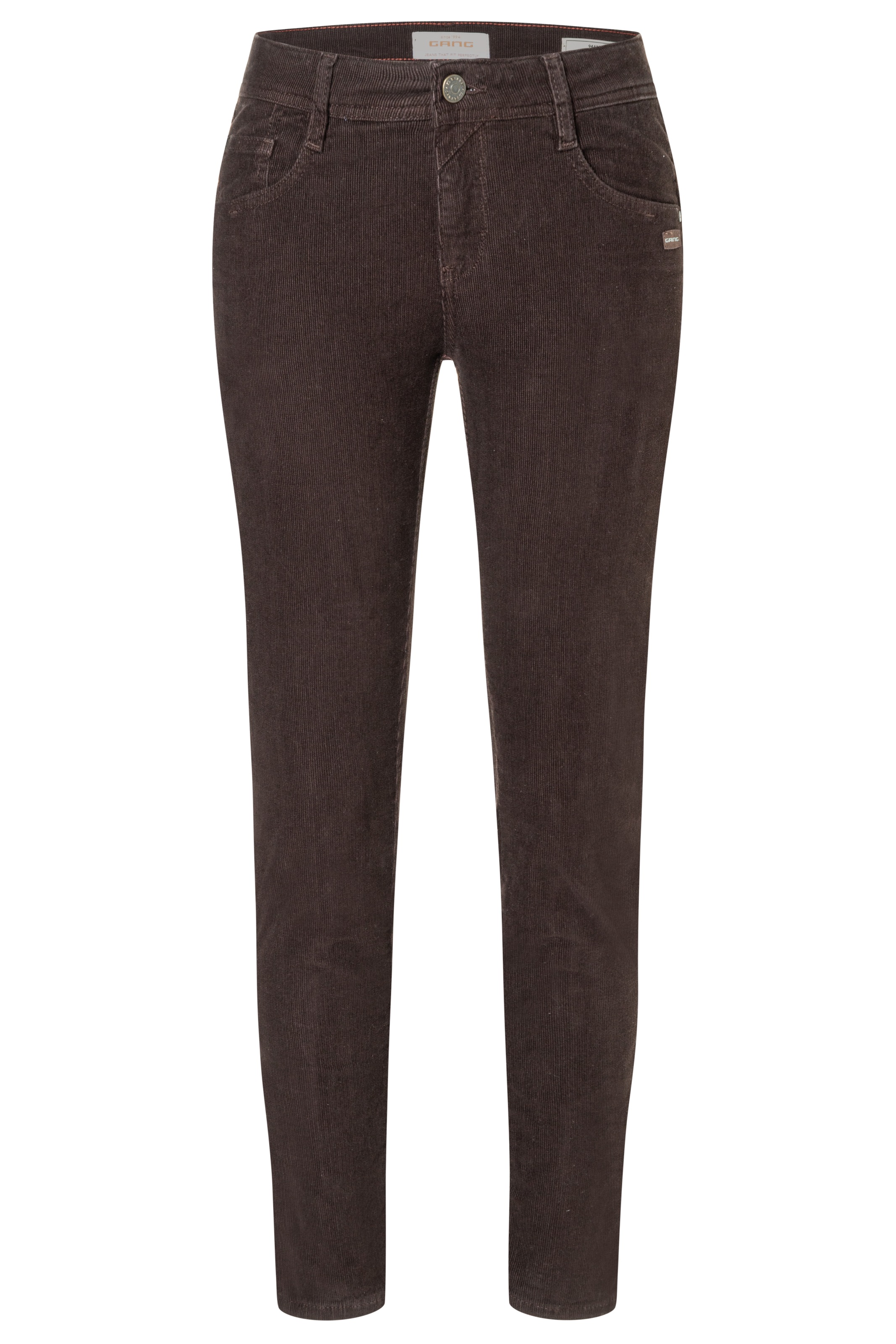 GANG Cordhose »94AMELIE«  mit doppelter Passe, Relaxed Fit
