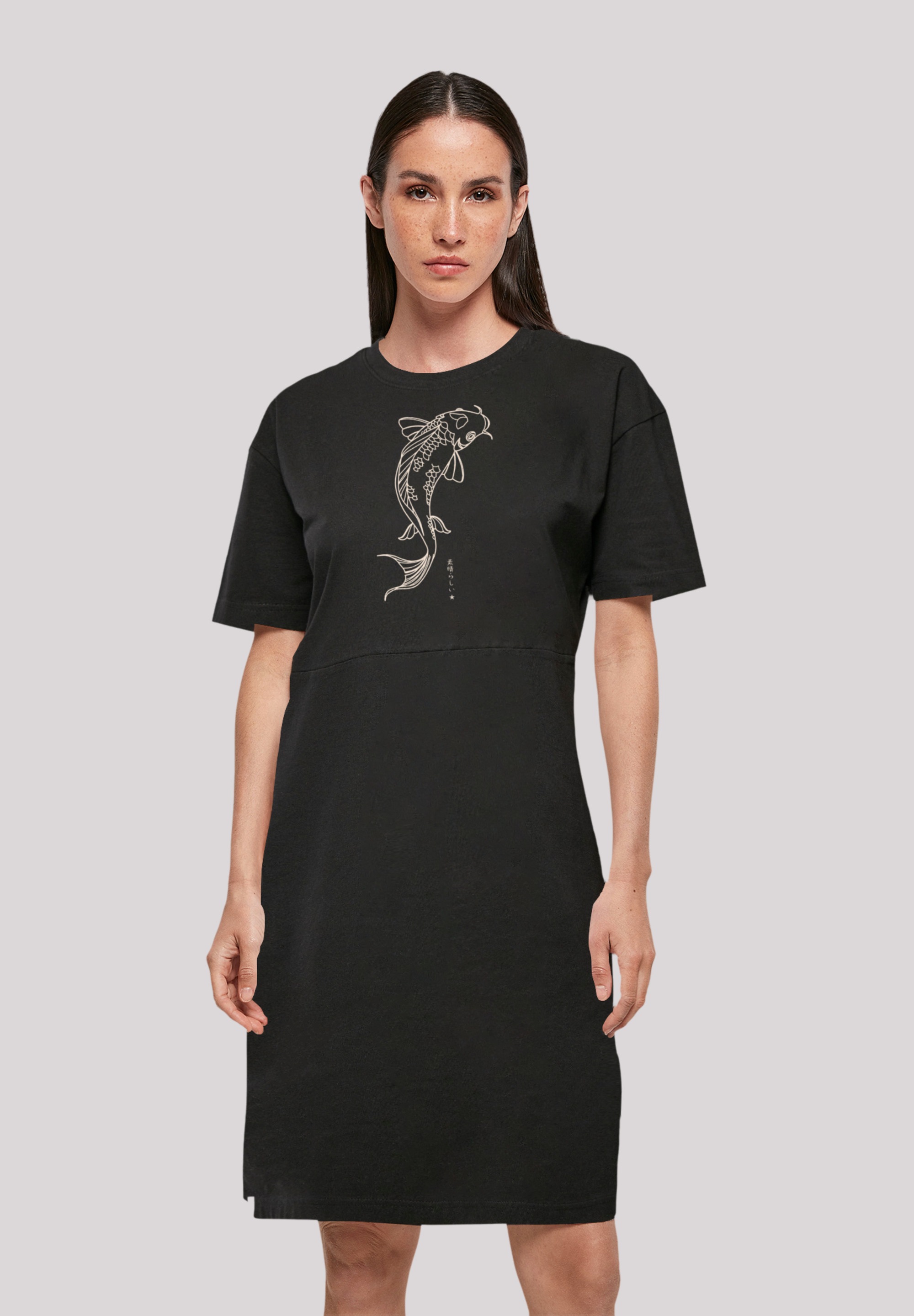 F4NT4STIC Shirtkleid "Koi Karpfen Asia" Ohne Taschen Print günstig online kaufen