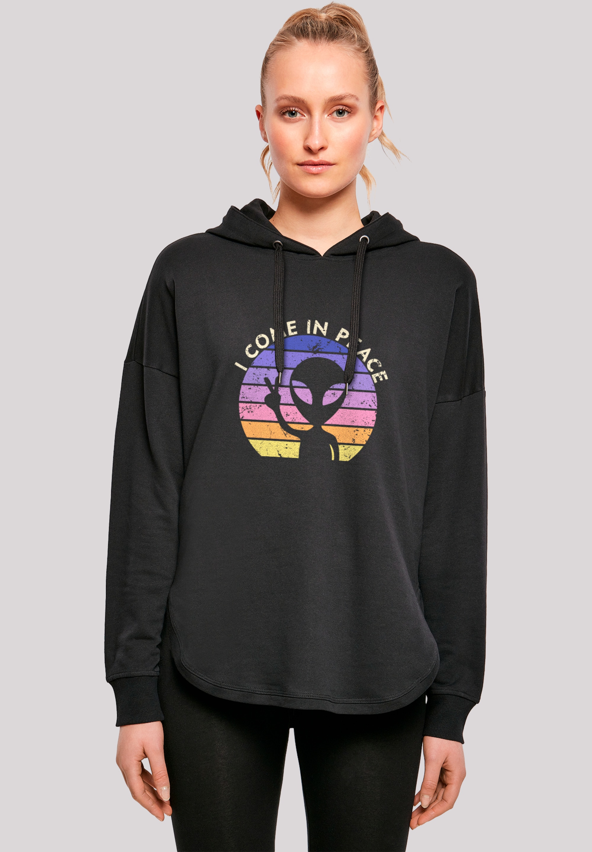 F4NT4STIC Kapuzenpullover "Alien Peace Sunset", Premium Qualität günstig online kaufen