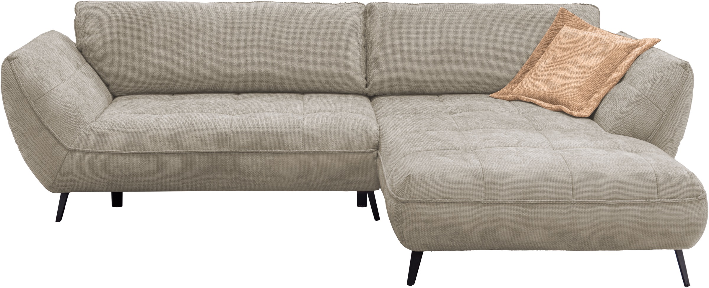exxpo - sofa fashion Ecksofa »Samoa, bequem und modern, mit Easy-Lift-Bettfunktion, L-Form«, Ecksofa Samoa, inkl. Bettfunktion, Bettkasten und Rückenkissen