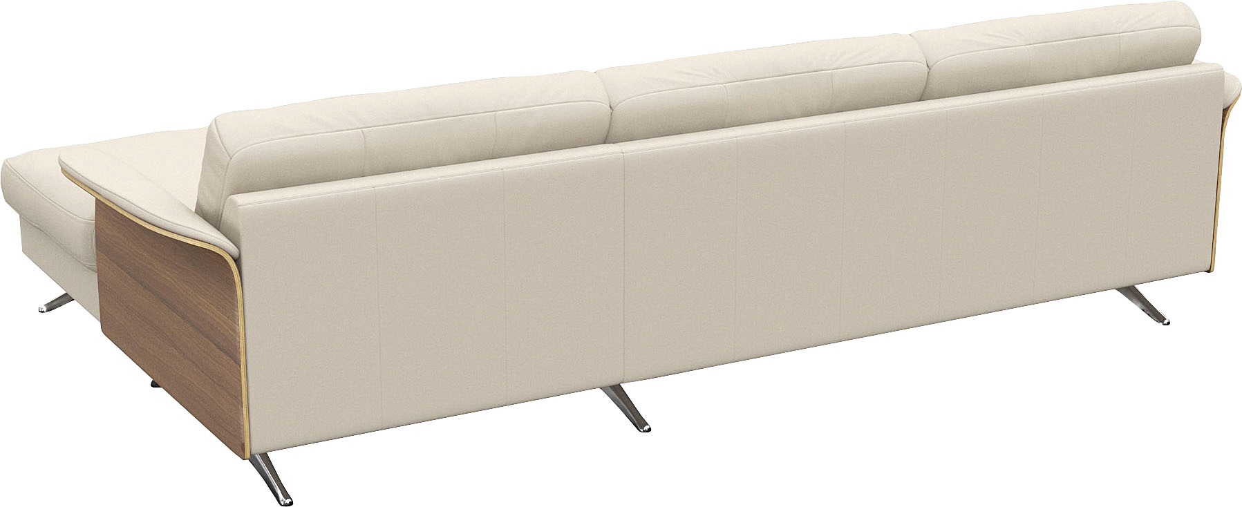 FLEXLUX Ecksofa »Glow, super bequem durch hochwertigem Sitzaufbau mit Federkern, L-Form«, Modernes skandinavisches Design