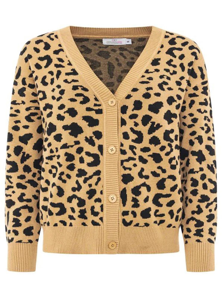 Zwillingsherz Strickpullover ""Classic Leo"" Animal-Muster günstig online kaufen