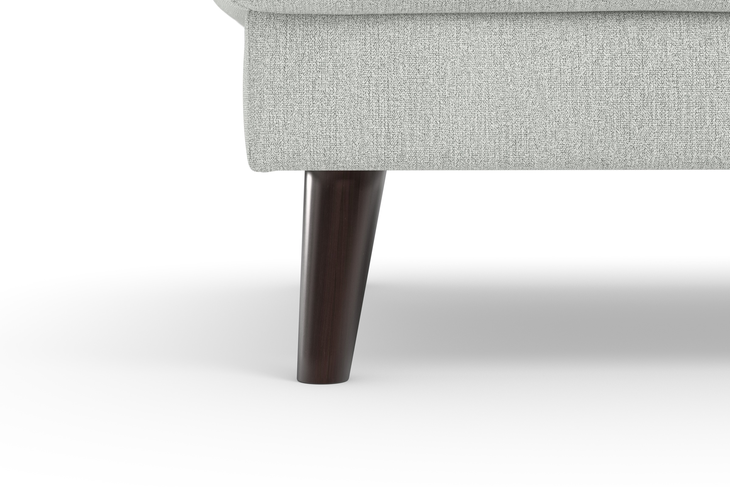 TRENDMANUFAKTUR Polsterhocker »Lumber Jack«, (1 St.), in moderner Optik, mit extra hohen Füßen