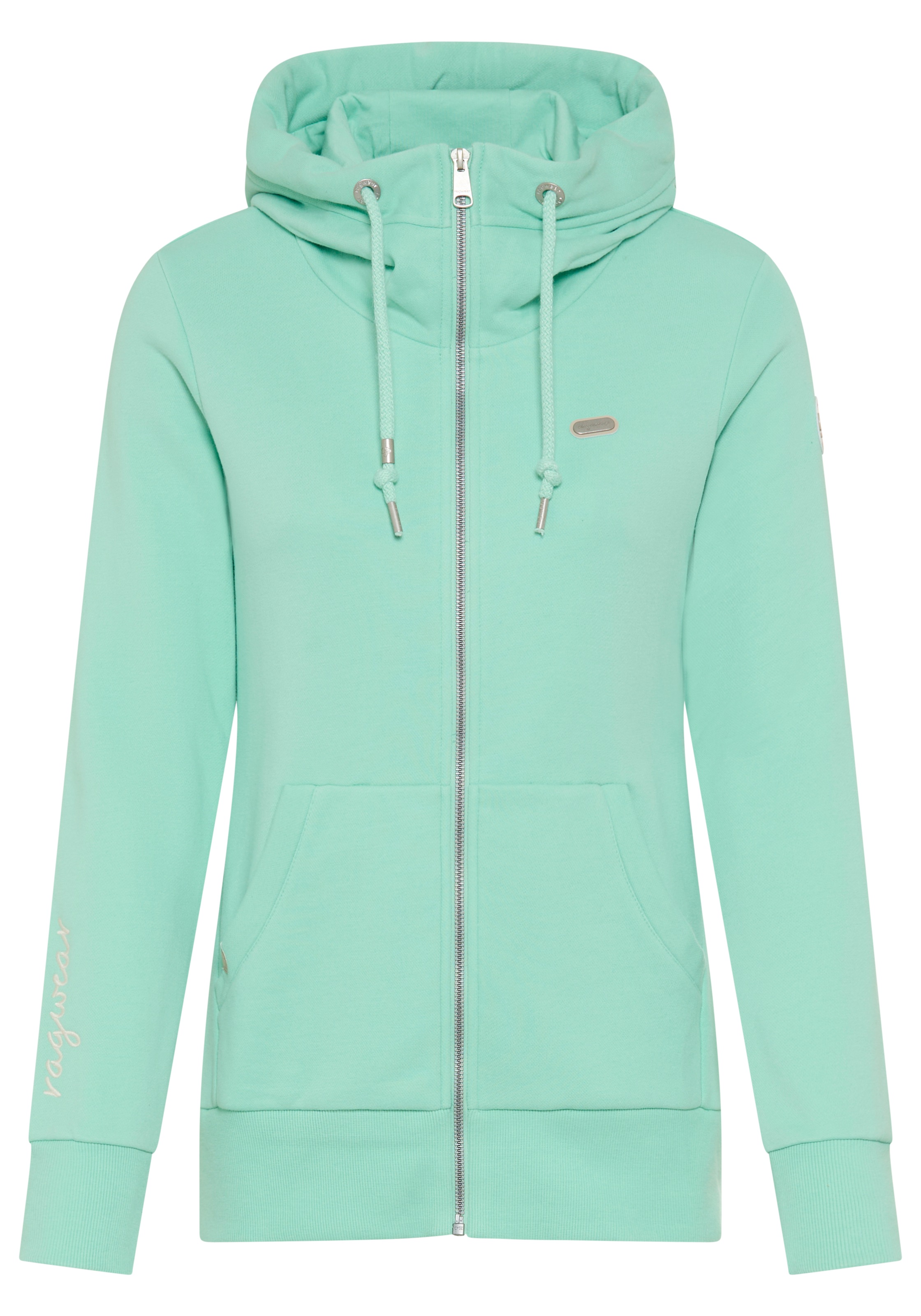 Ragwear Kapuzensweatjacke "NESKIA ZIP B O" mit hochgeschnittener Kapuze mit günstig online kaufen