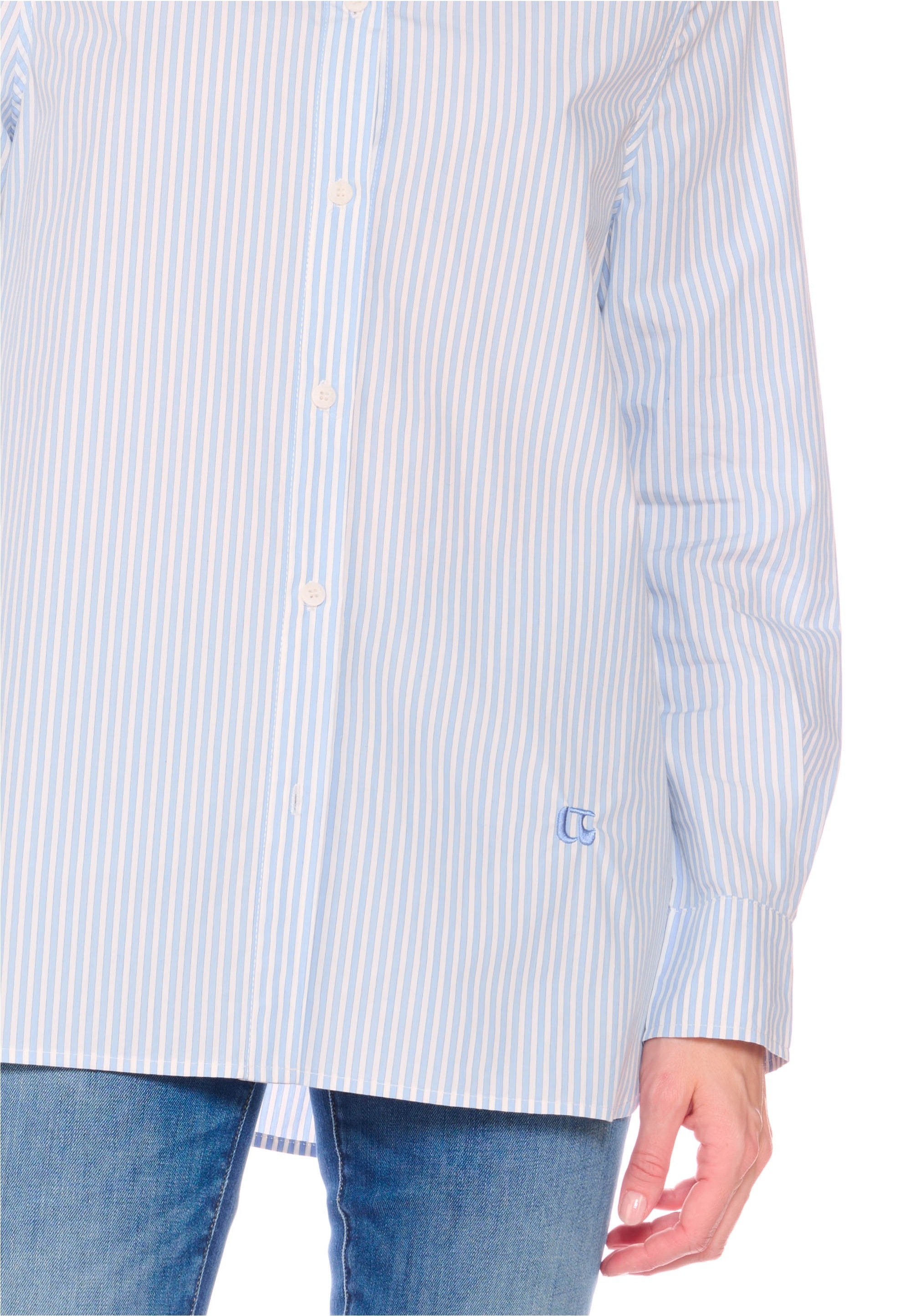 Le Temps Des Cerises Klassische Bluse »JAMAY«, mit gestreiftem Design