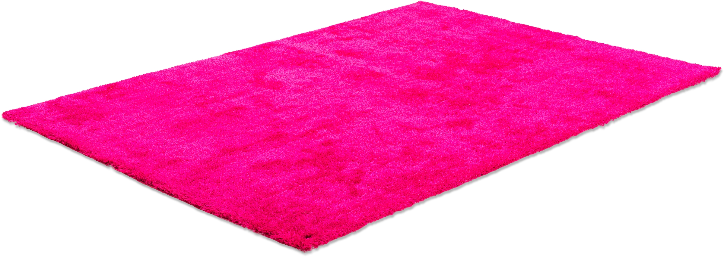 TOM TAILOR HOME Hochflor-Teppich "Soft", rechteckig, handgetuftet, Uni-Farben, super weich und flauschig