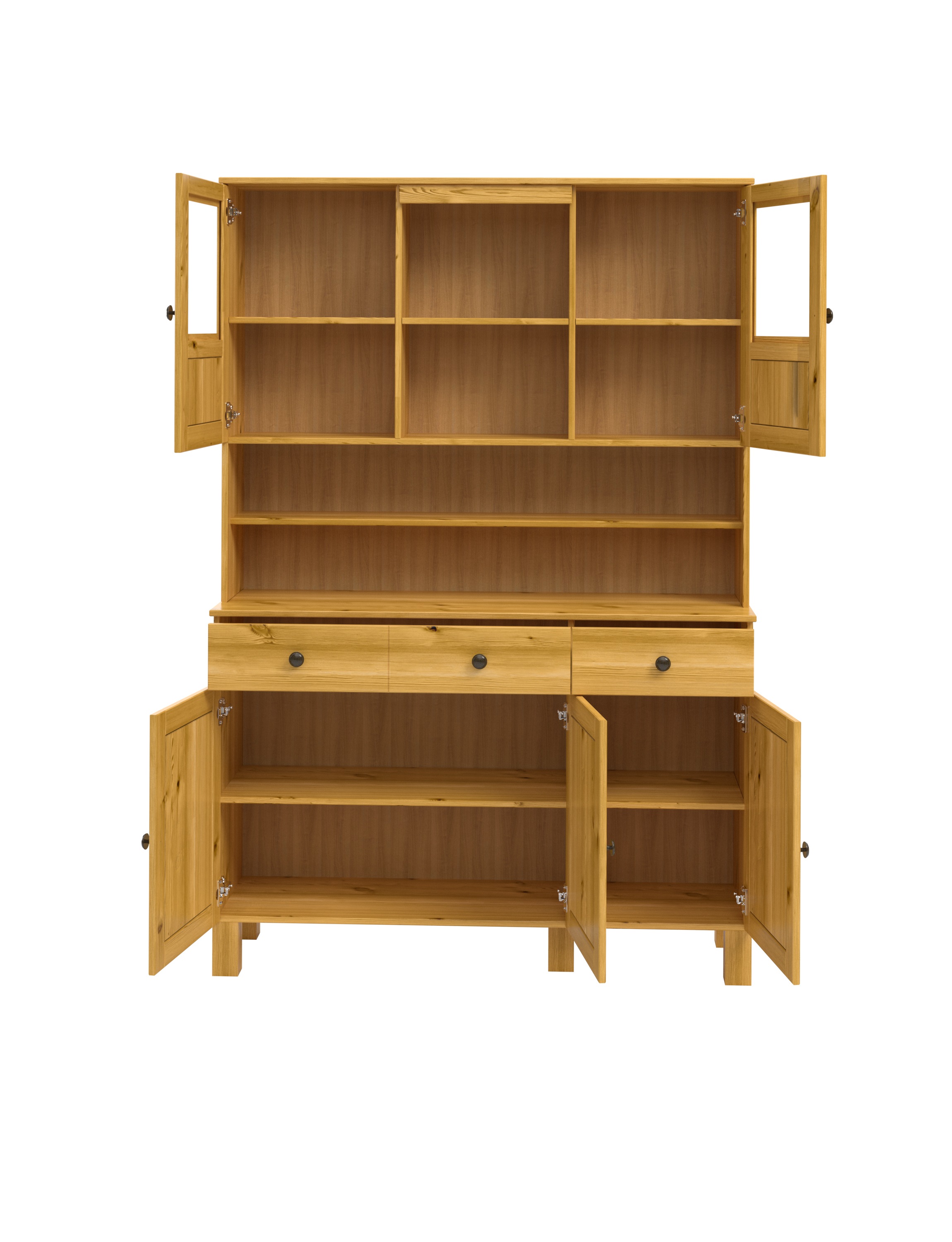 Home affaire Küchenbuffet »Alby2«, Mit Metallgriffen, Breite 125 cm