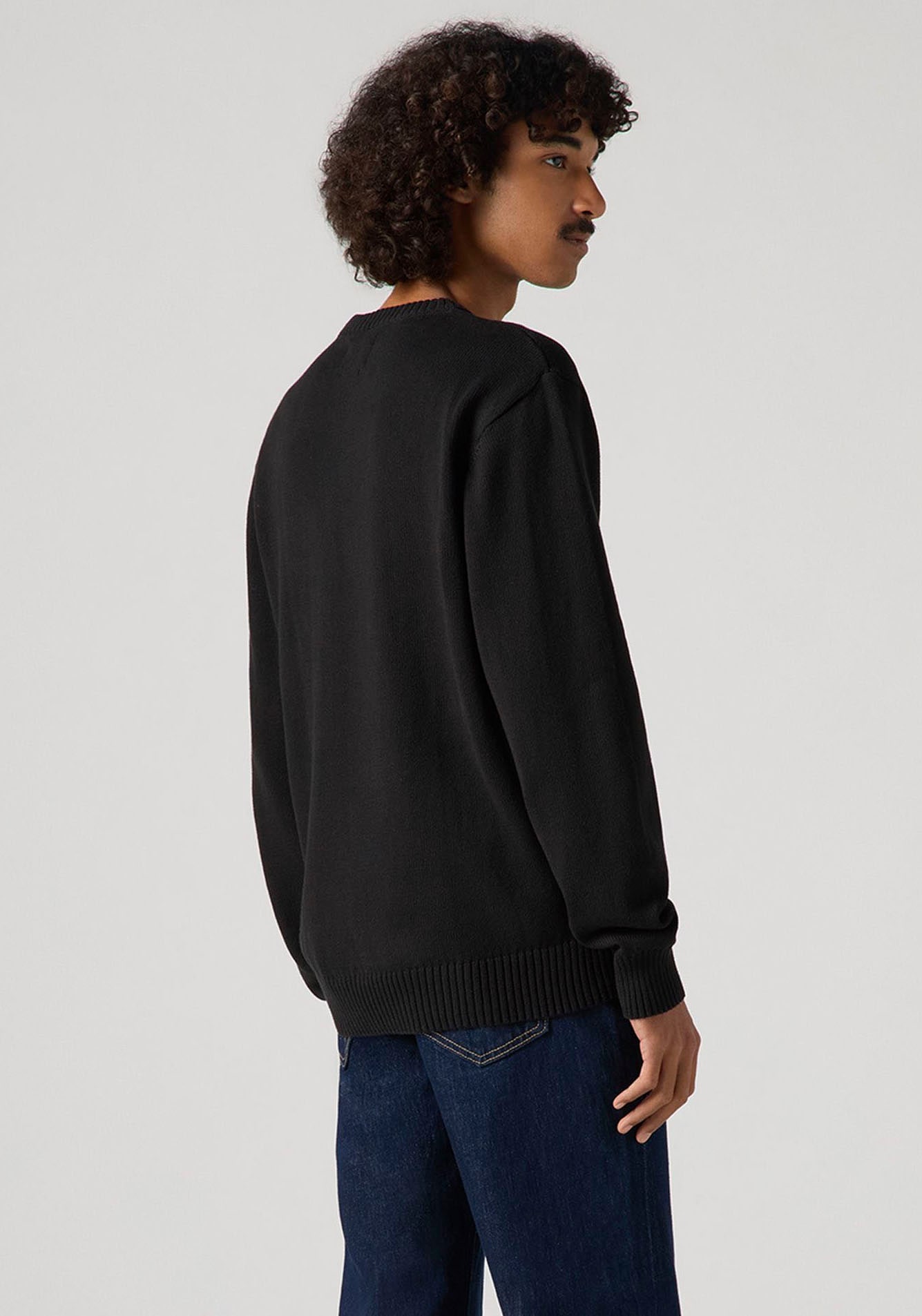 Levi's® Strickpullover »CLASSIC HM SWEATER« mit Logostickerei und aus reiner Baumwolle