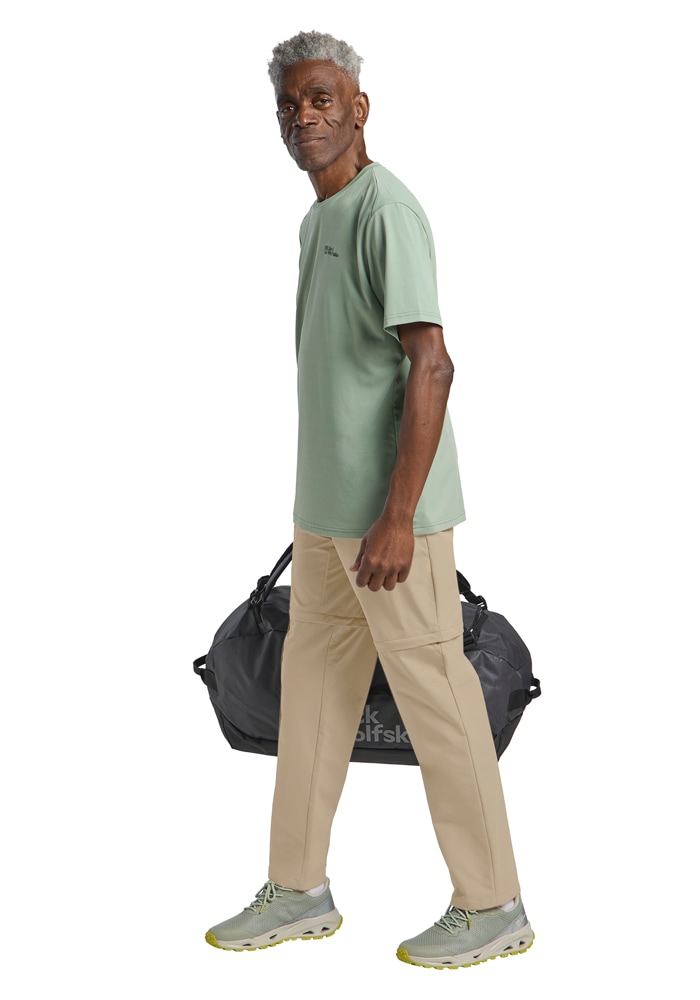 Jack Wolfskin Zip-off-Hose »PICO TRAIL ZIP OFF PANTS M«  atmungsaktives Material, schnell trocknend, wasserabweisend