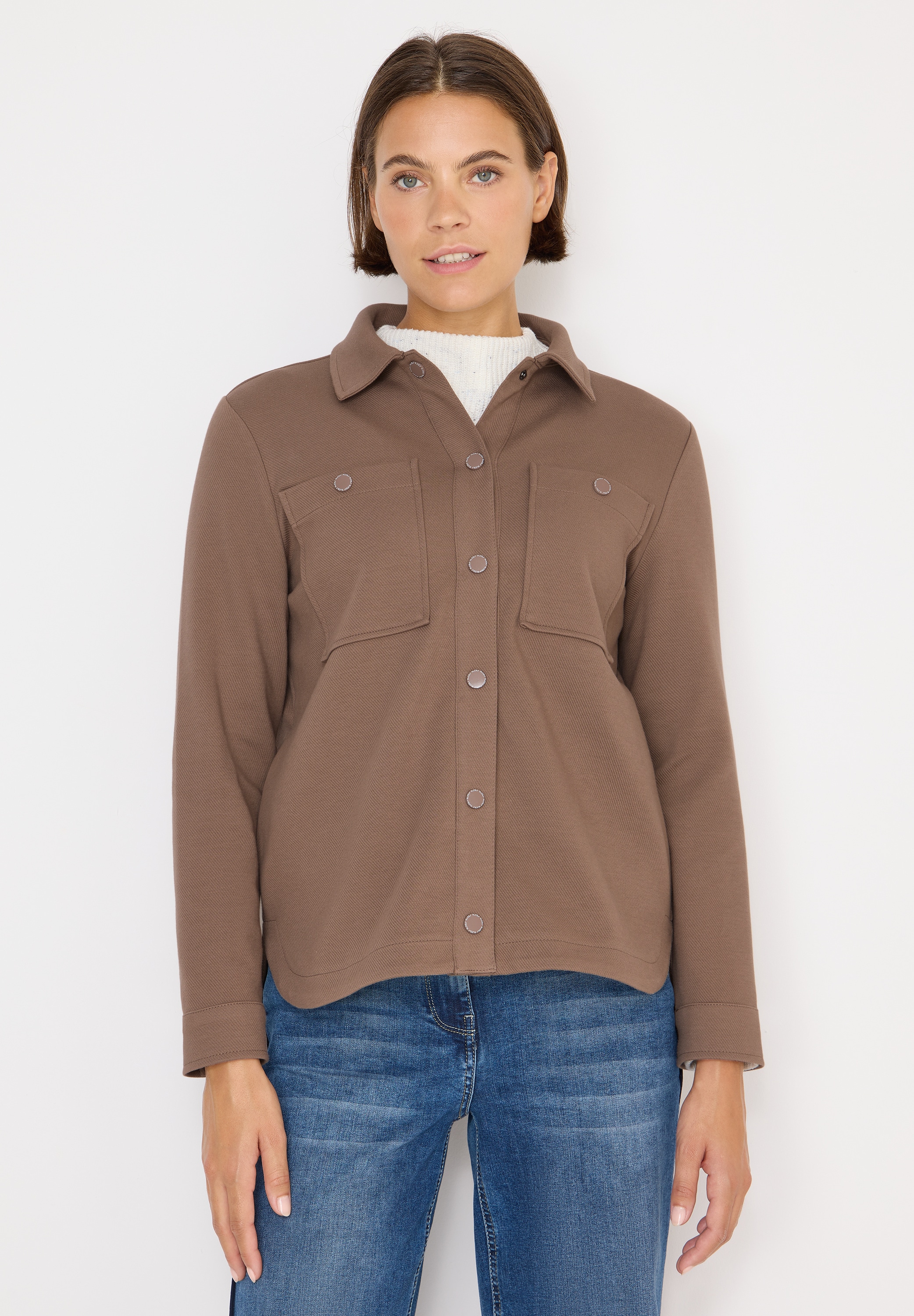 Cecil Kurzjacke ohne Kapuze mit Strick-Struktur günstig online kaufen