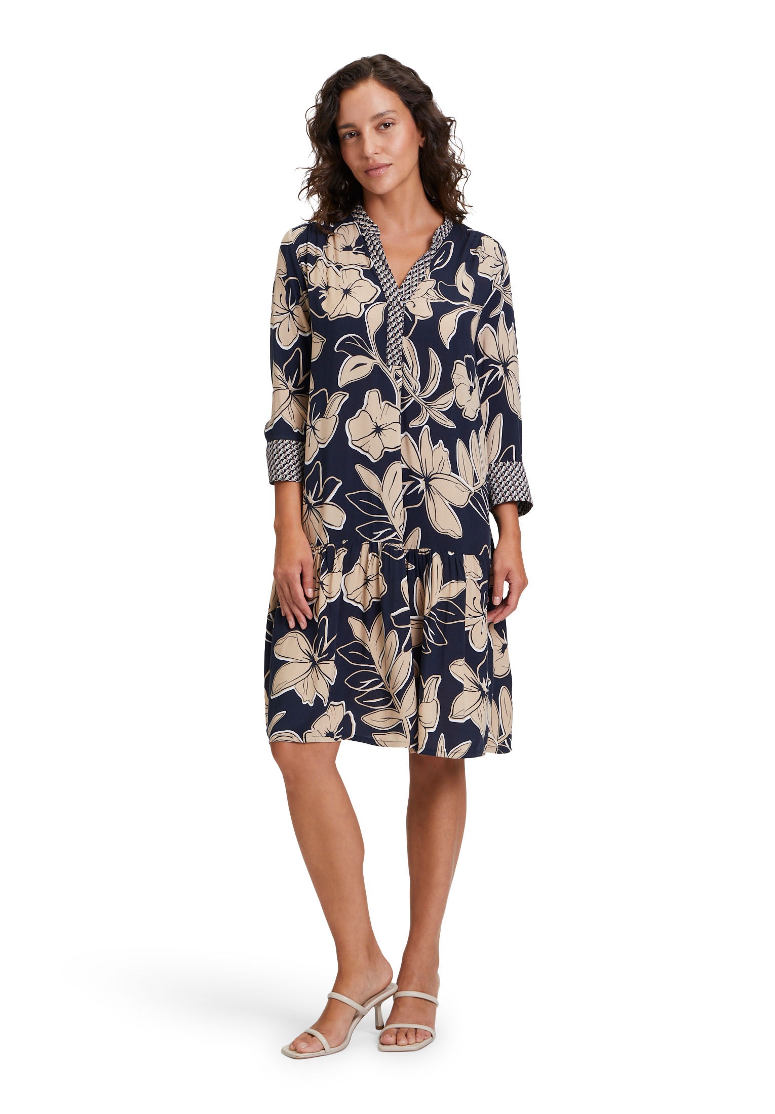 Betty Barclay Sommerkleid »Betty Barclay Damen Stufenkleid mit 3/4 Arm«, Druck