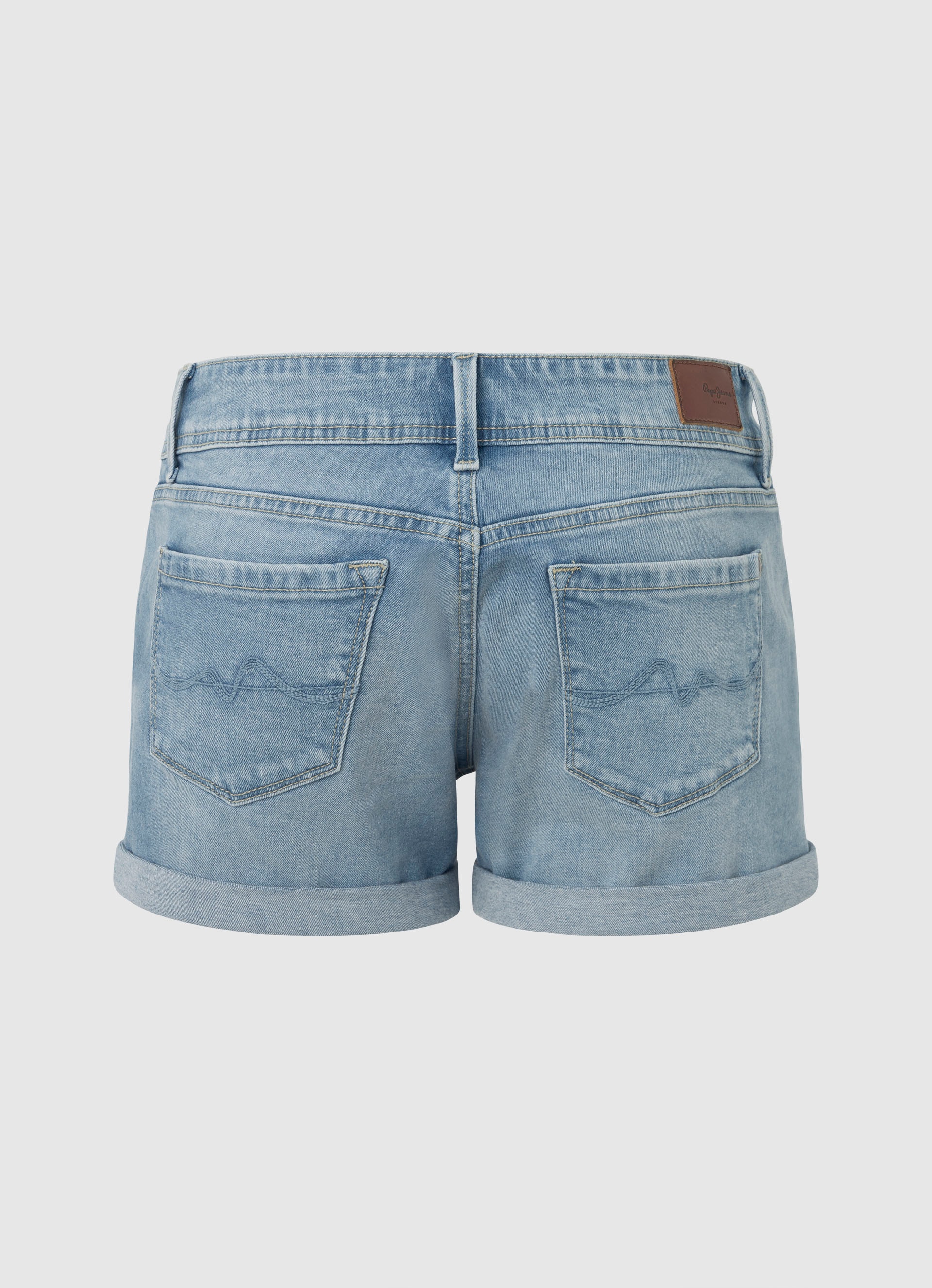 Pepe Jeans Jeansshorts, mit Umschlagsaum