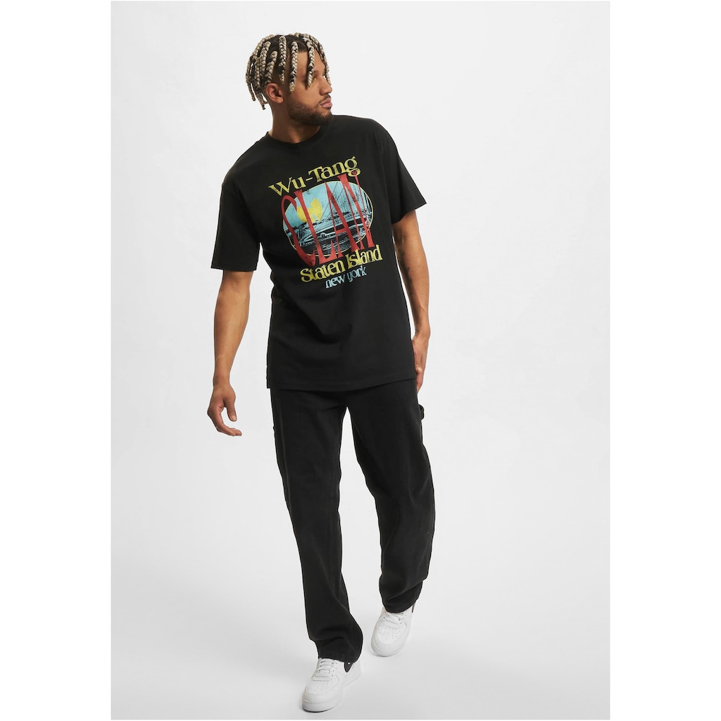 Upscale by Mister Tee Kurzarmshirt »Upscale by Mister Tee Herren Wu Tang Staten Island Oversize Tee«, (1 tlg.)
