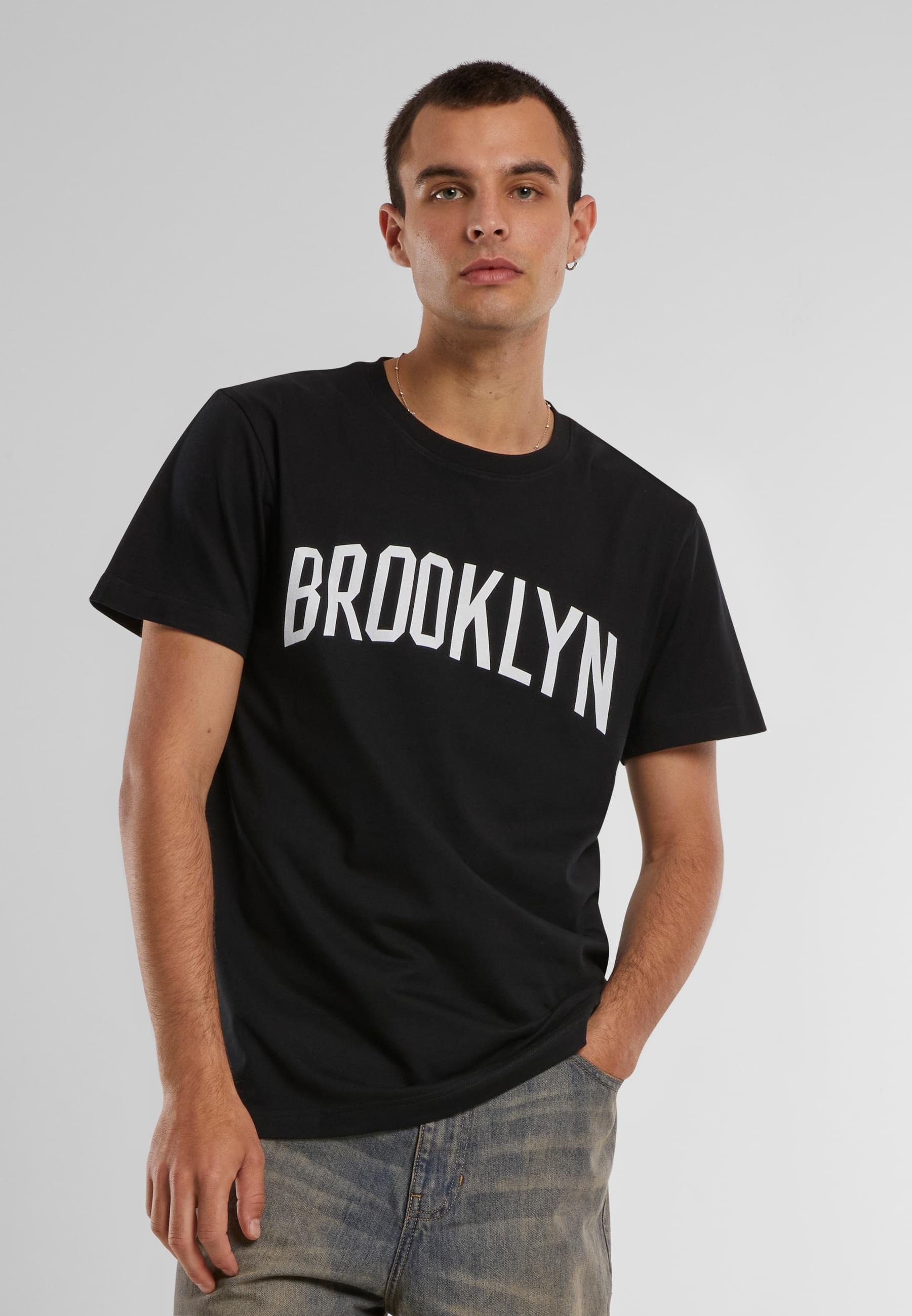 MisterTee T-Shirt »MisterTee Herren Brooklyn Tee«, (1 tlg.)