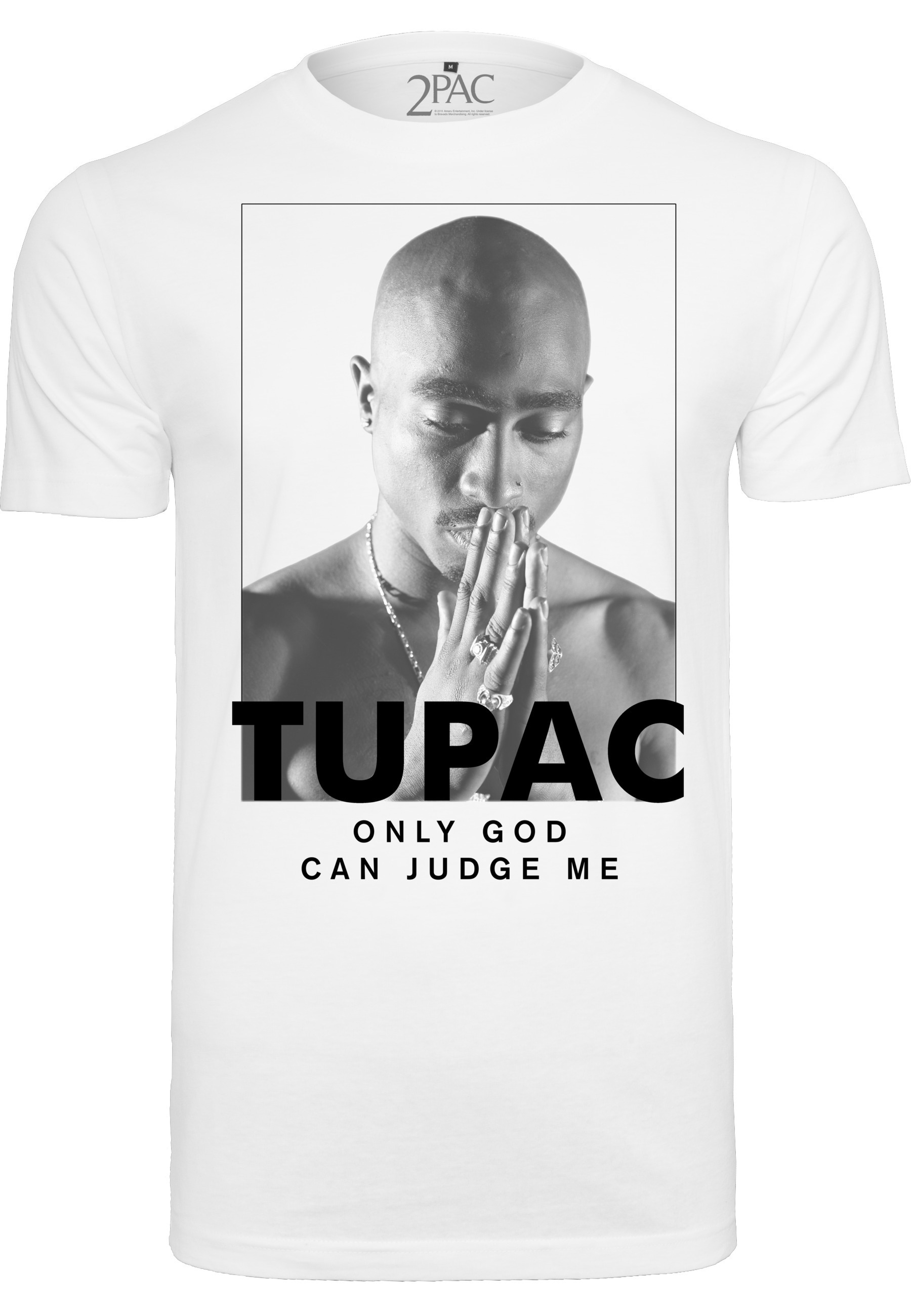 Merchcode Kurzarmshirt "Merchcode Herren 2Pac Prayer Tee" 1 Stk.