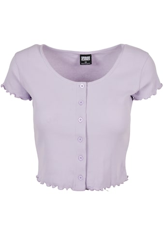 URBAN CLASSICS Megztinis »Damen Ladies Cropped Button...