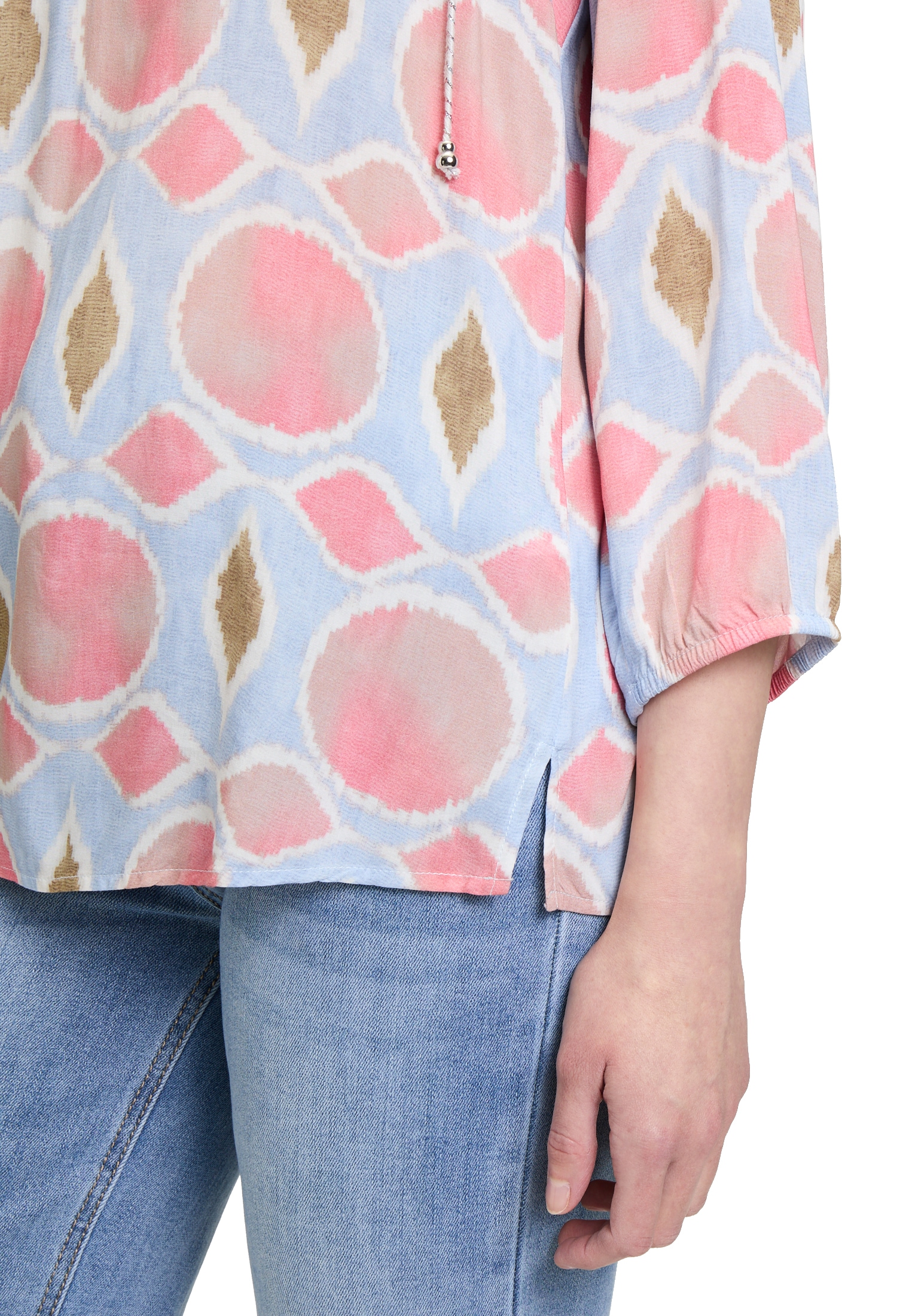 Cartoon Shirtbluse »Cartoon Blusenshirt mit Schnürung«