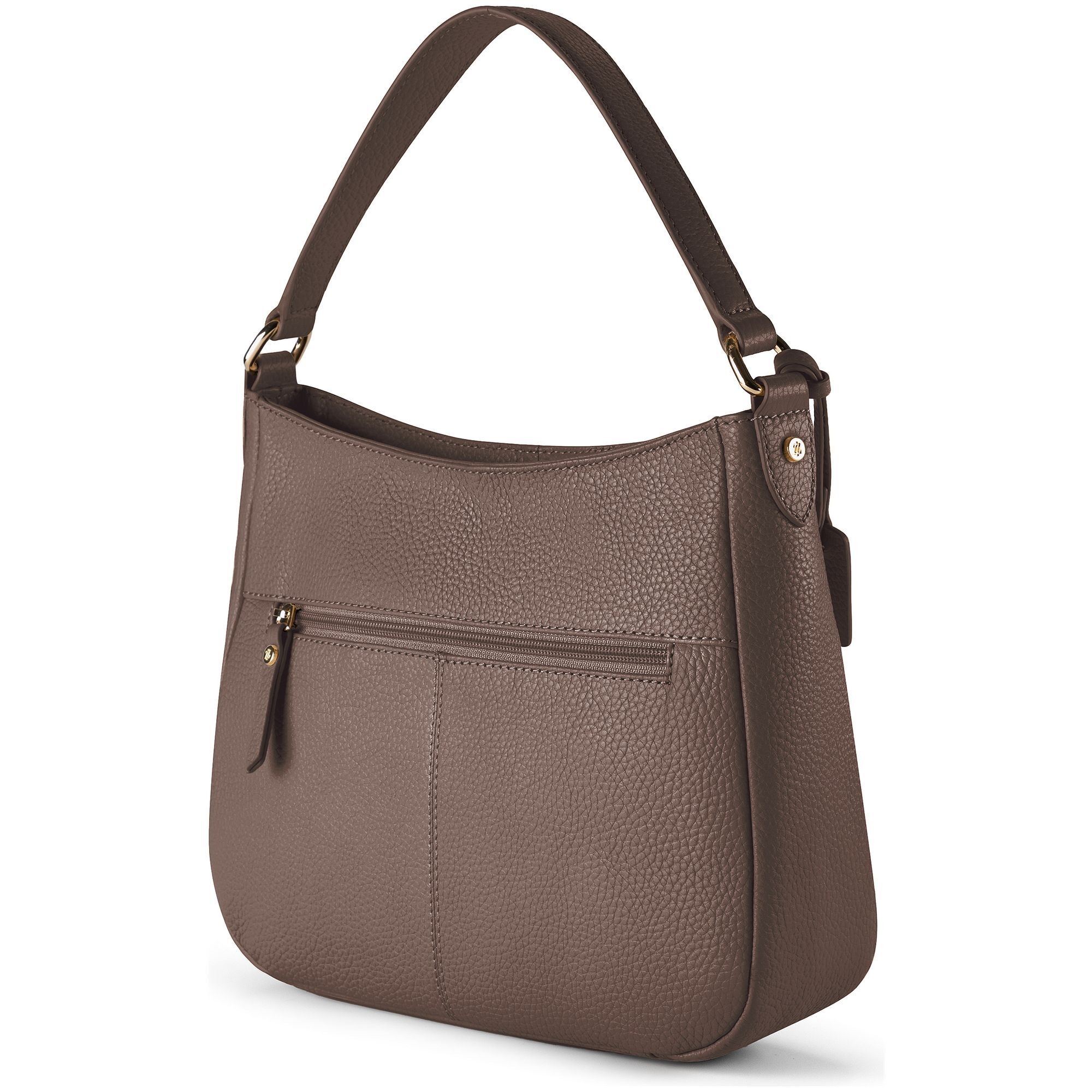 Lazarotti Schultertasche »Bologna Leather Hobo Schultertasche Leder 27 cm«