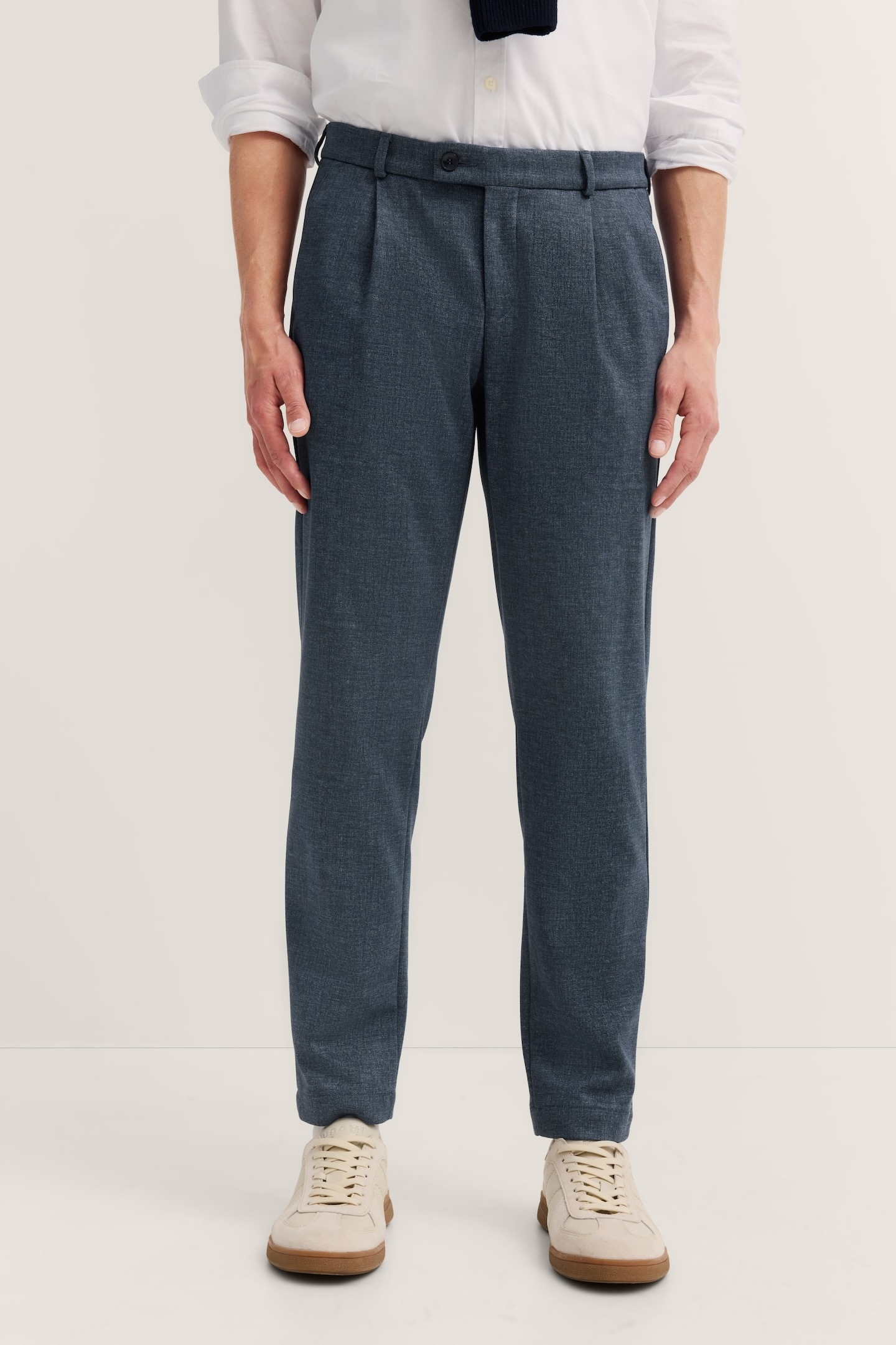 bugatti Bundfaltenhose "Tapered Fit", mit Flexcity Jersey Stretch günstig online kaufen