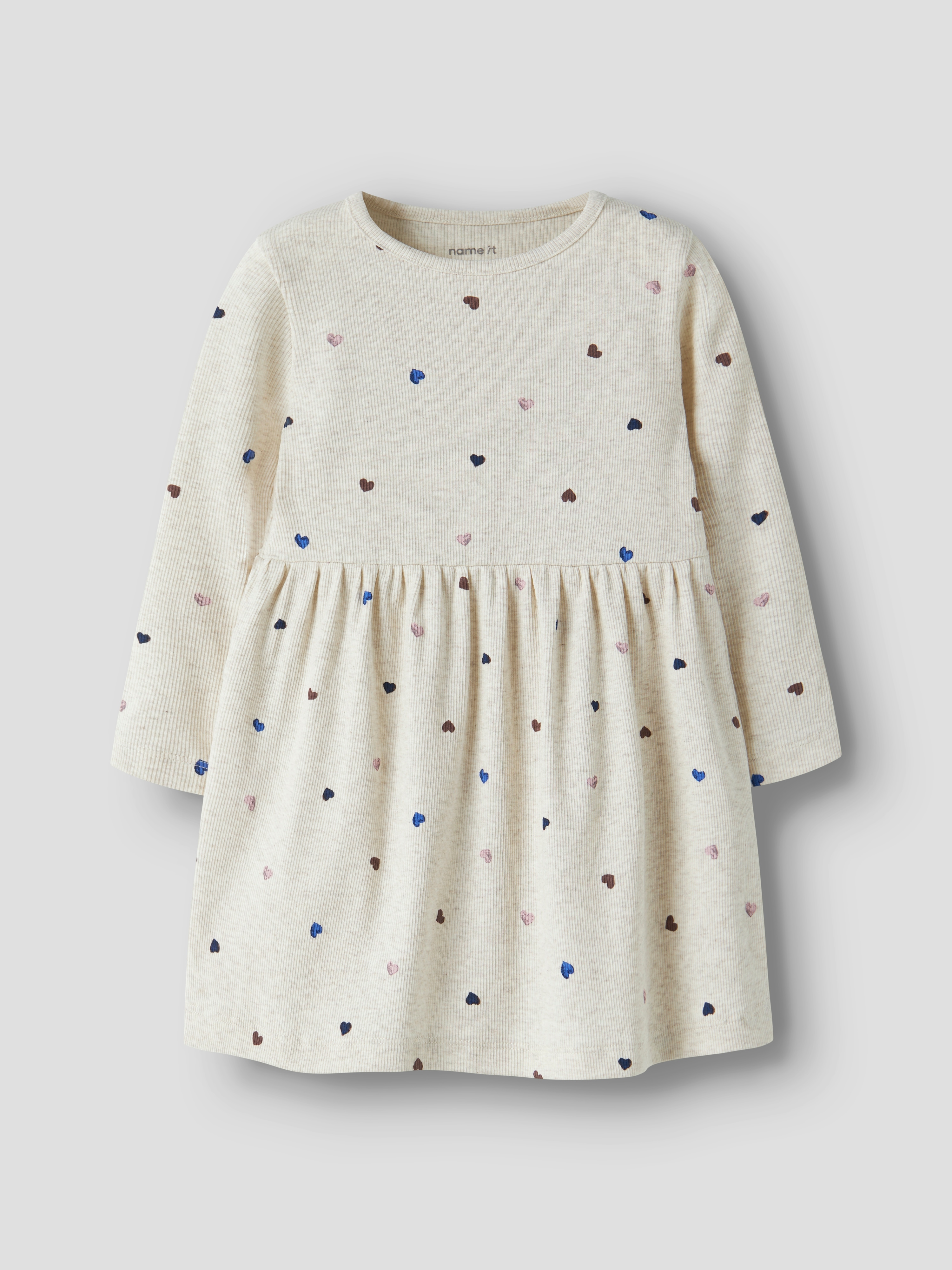 Name It Jerseykleid "NMFNUTTI LS DRESS NOOS" Baumwollmischung, regular fit