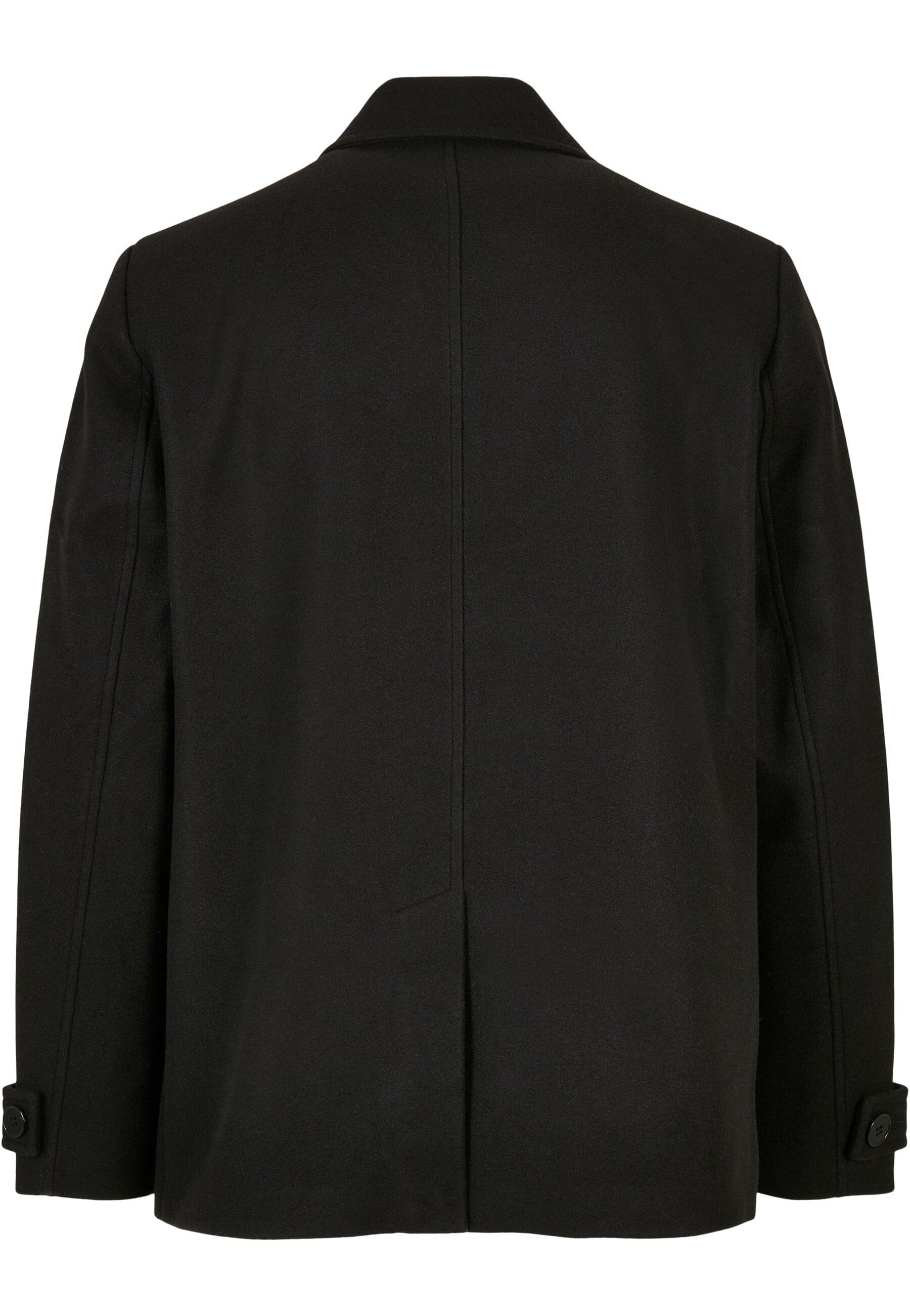 URBAN CLASSICS Allwetterjacke »Urban Classics Herren Classic Pea Coat«, (1 St.), ohne Kapuze