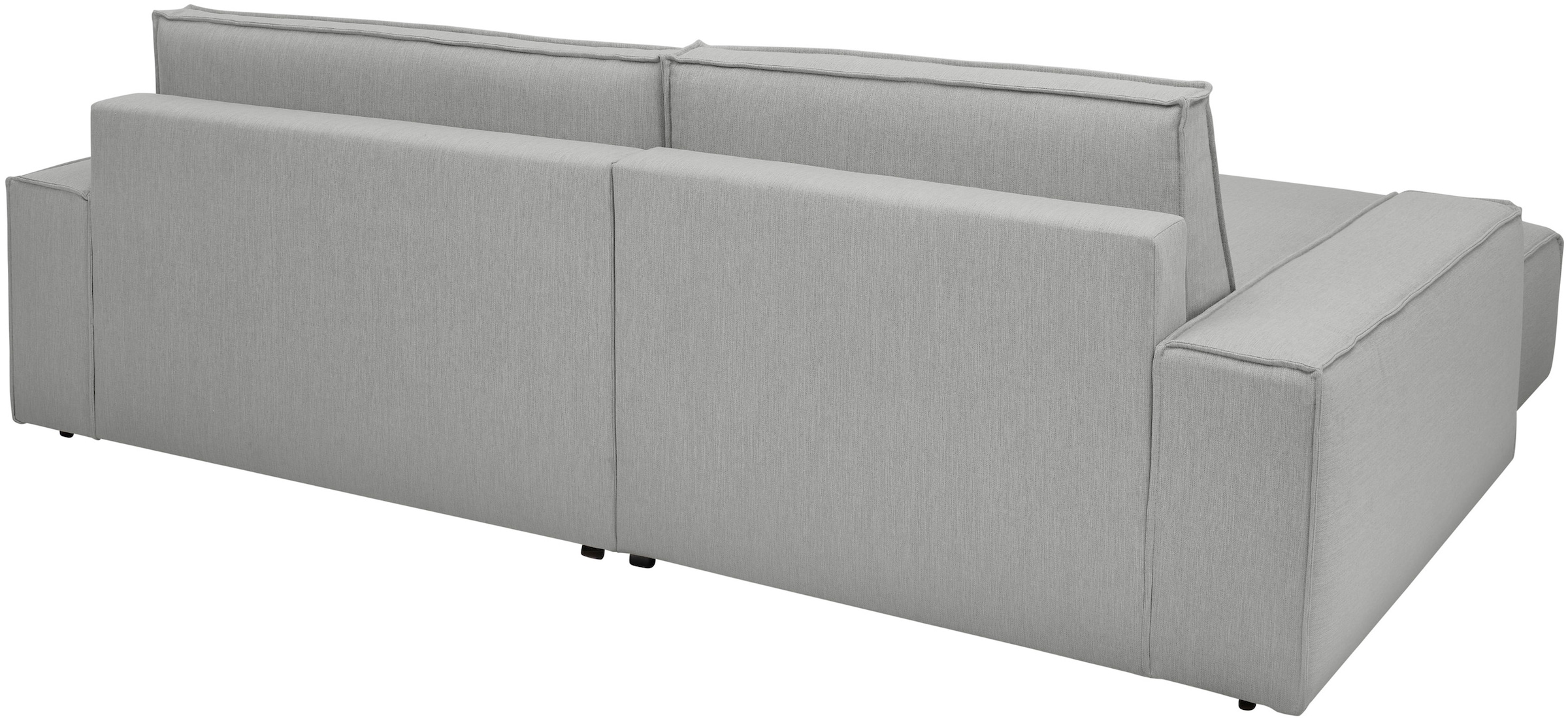 Home affaire Ecksofa »NEU: SHERWOODL XXL 284, Big-Sofa L-Form, tiefe Sitzfläche 95 cm, Cord,«, Leinenoptik, Recamiere rechts/links, auch als Schlafsofa stellbar