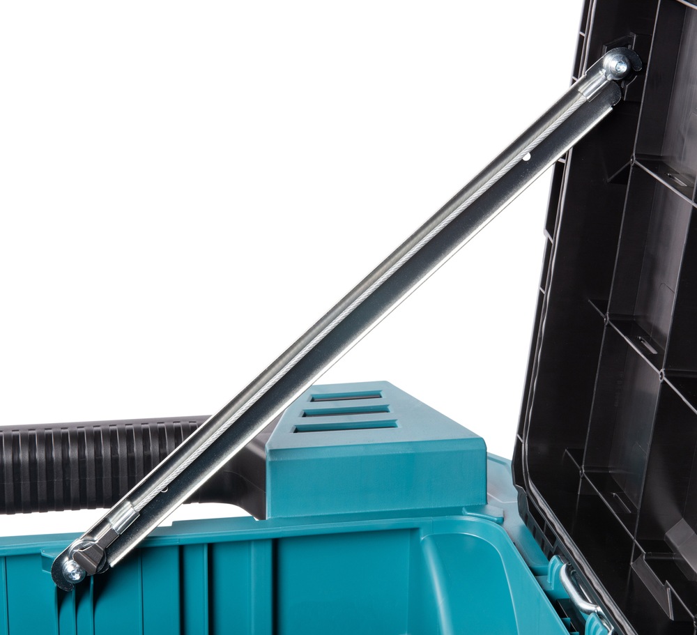 Makita Werkzeugtrolley »MAKTRAK  L »P-91001« max. 113 kg, 81,9 L, 23 cm Ø Räder, Gecko-Grip« Effizientes Be- und Entladen mit dem MAKTRAK Koffer Sortiment
