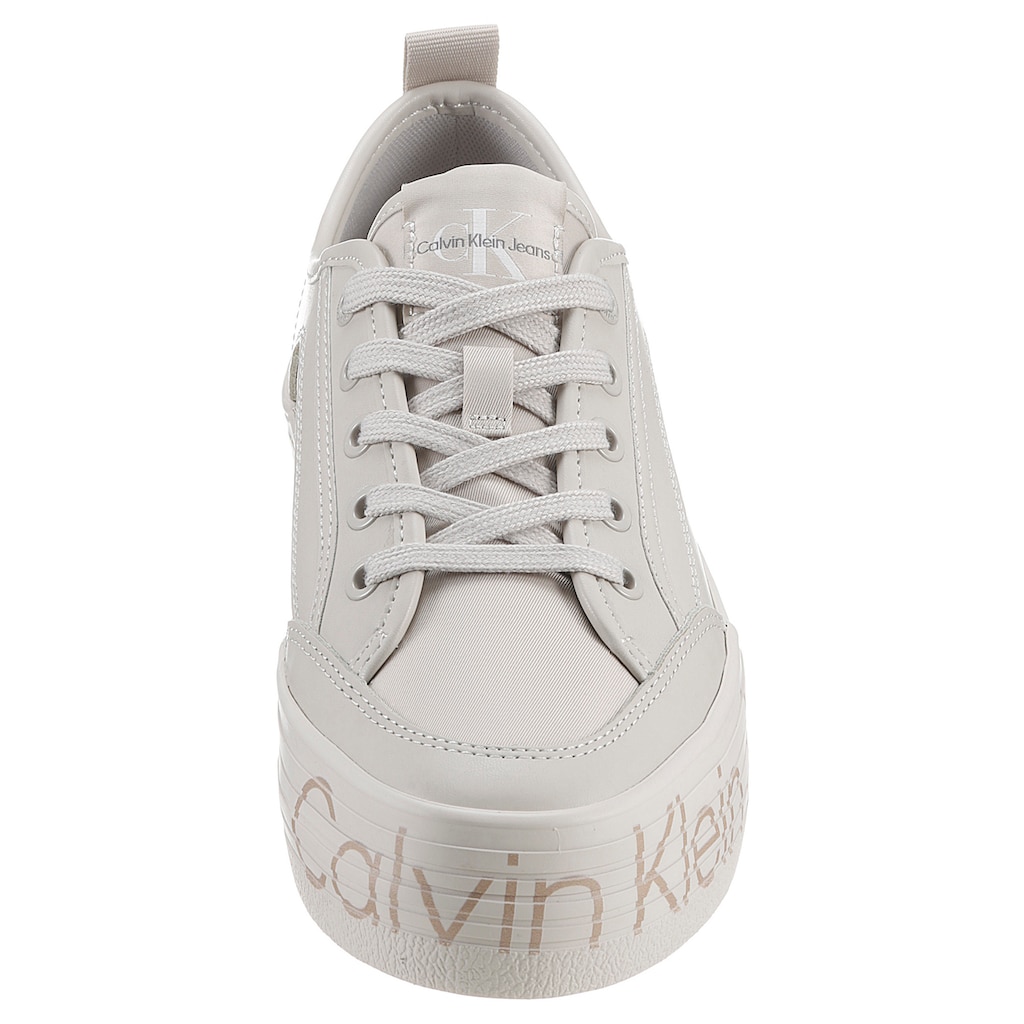 Calvin Klein Jeans Plateausneaker »VULC FLATF LOW WRAP AROUND LOGO«